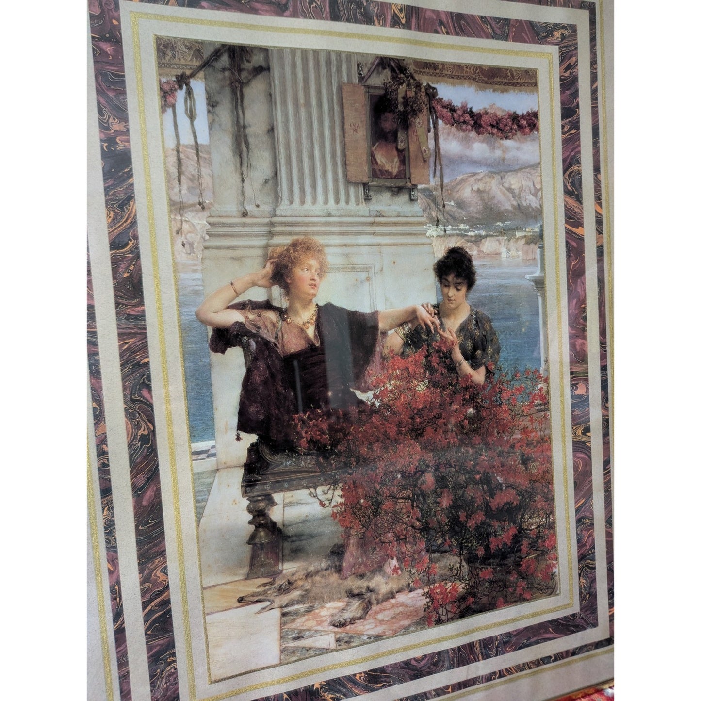 Framed Lawrence Alma-Tadema “Love’s Jewelled Fetter” Print – 22x28 Wall Art