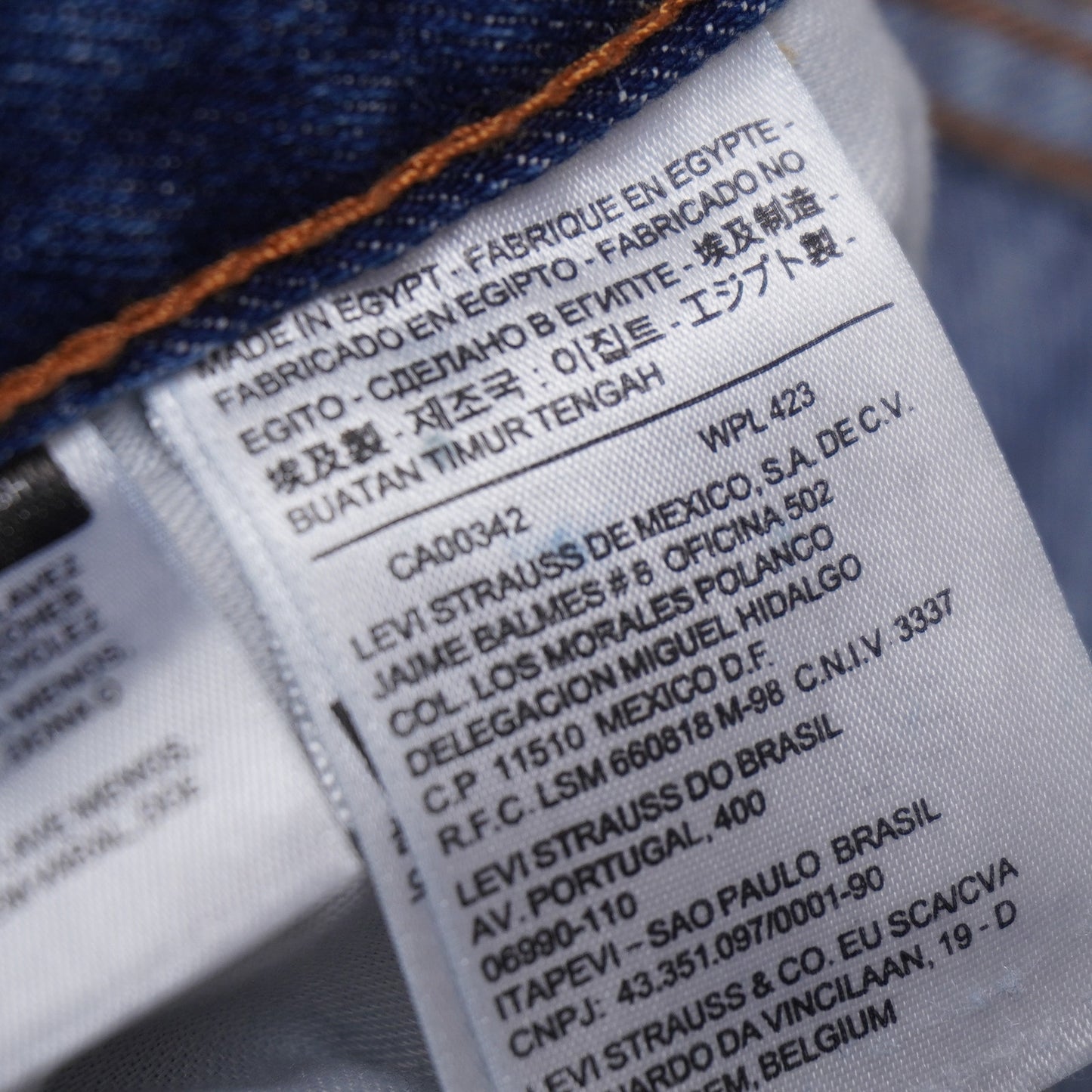 Levi's 550 Blue Jeans 34/34 100% cotton