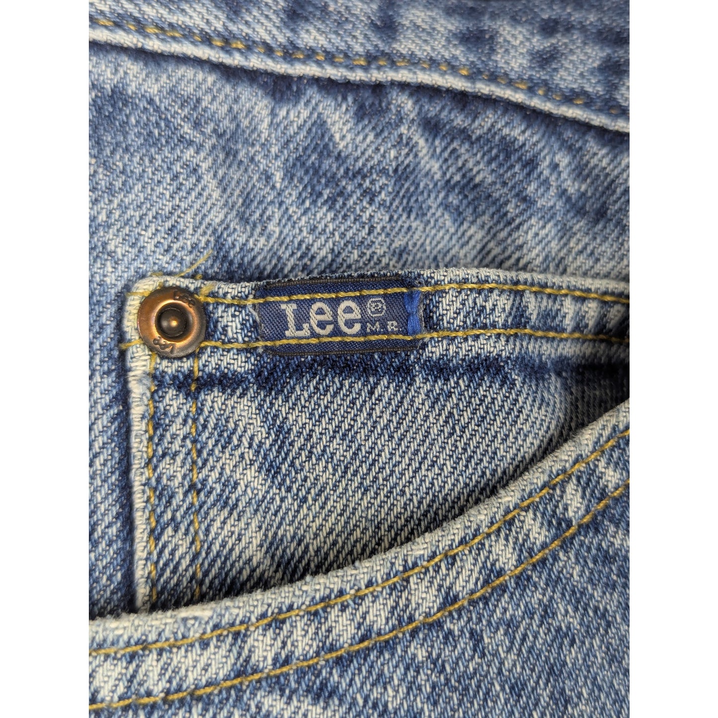 Vintage Lee Blue Jeans Regular Fit Size 38