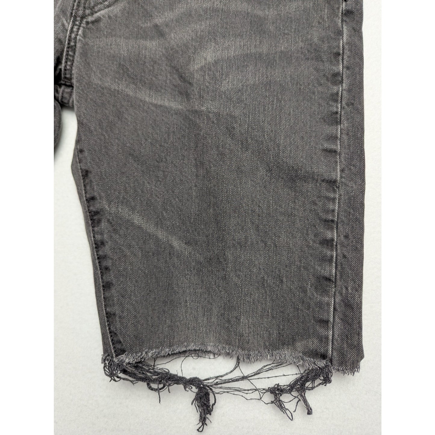 Levi's 505 Black Cutoff Shorts 100% Cotton 34