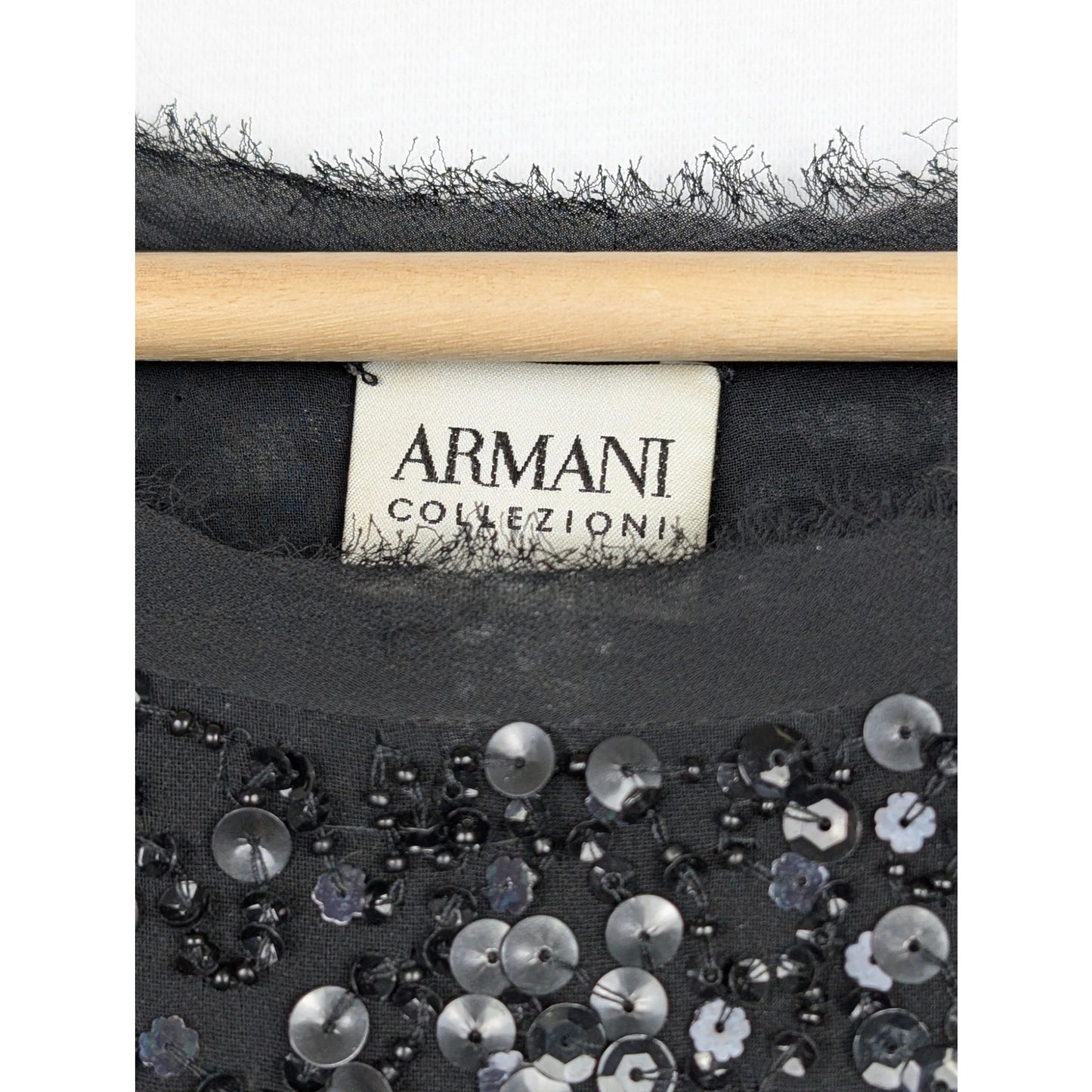 Armani Collenzioni Sequin Embellished Tunic