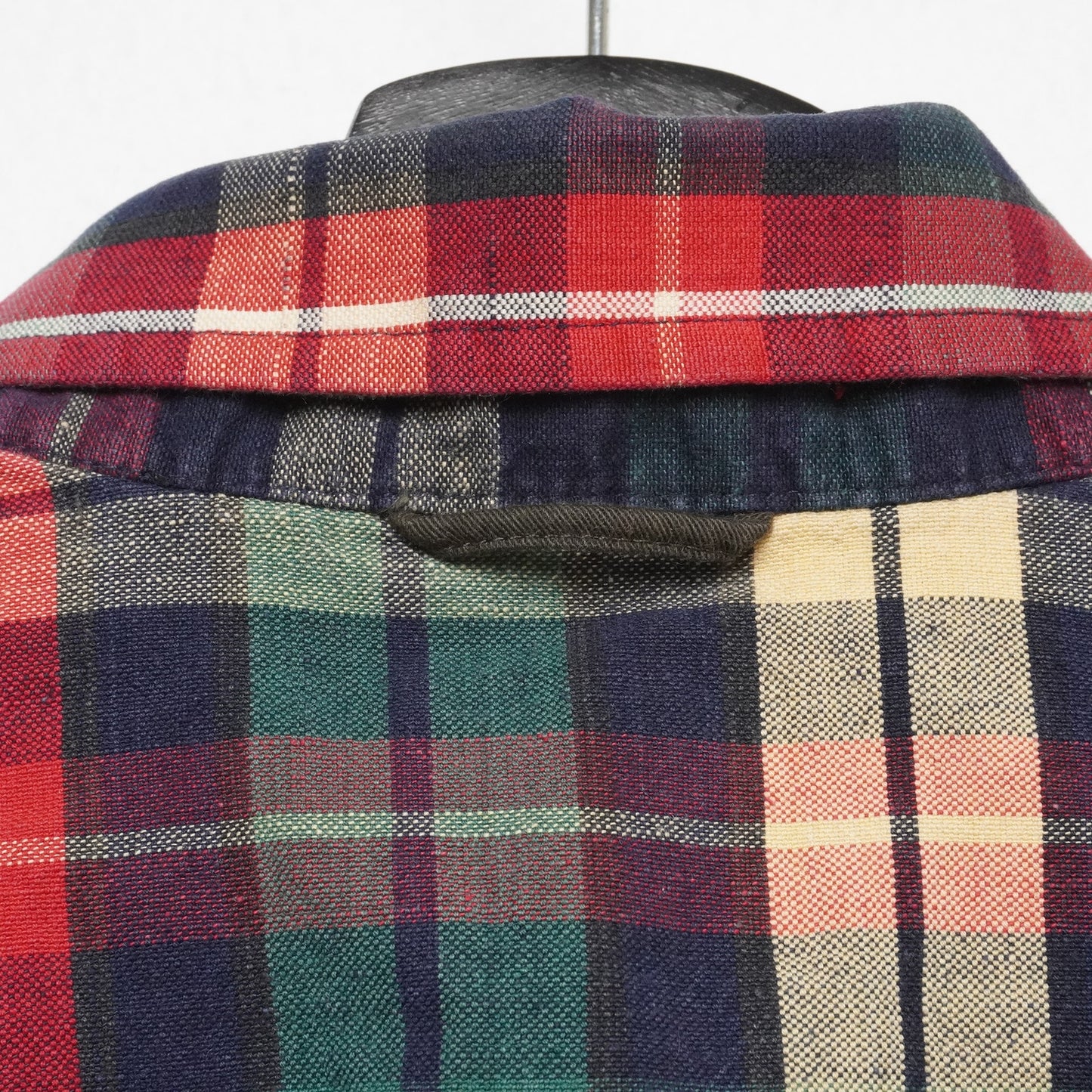 Texas Cotton Plaid Shirt Men’s Medium USA Made Pure Cotton Long Sleeve Button Down