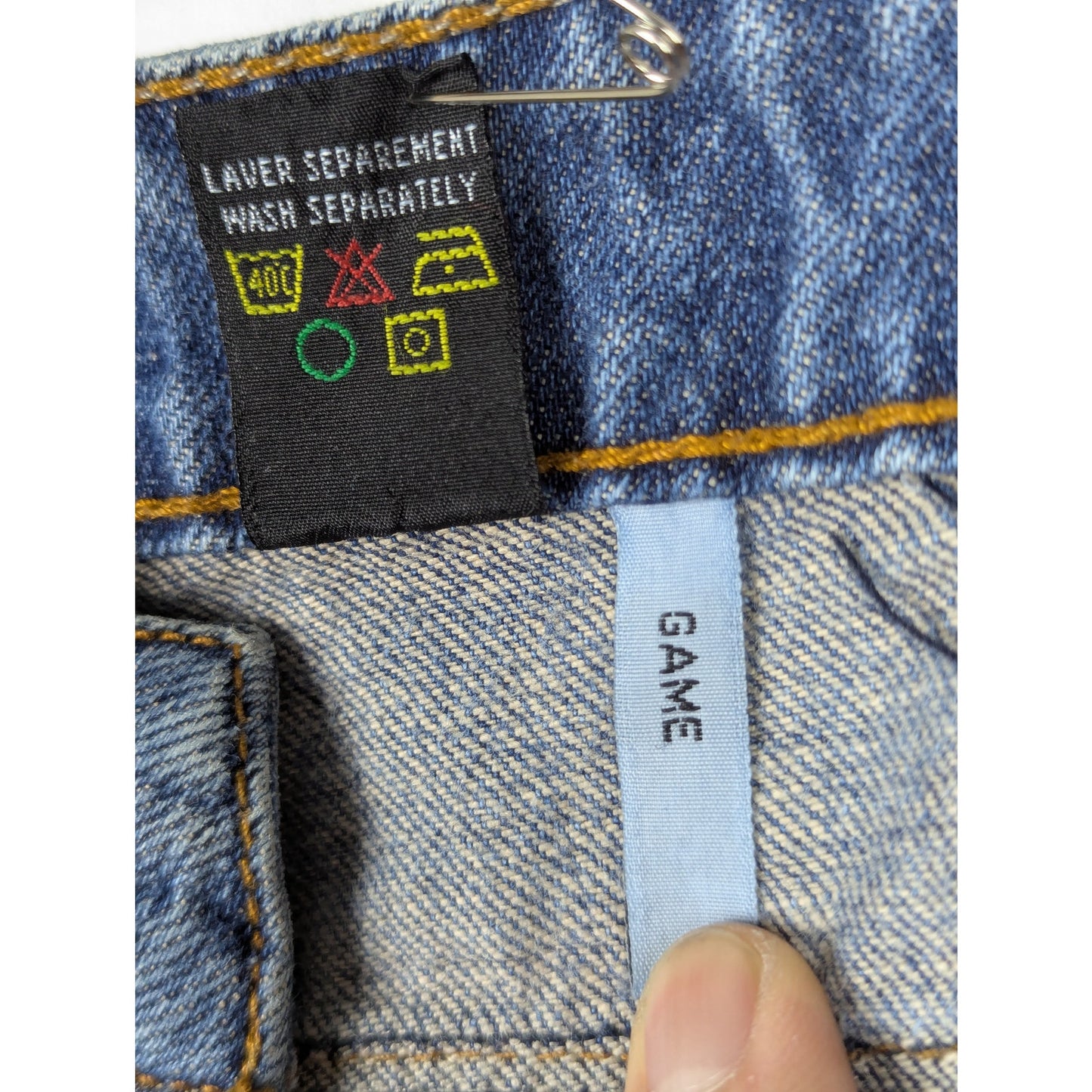 Vintage Buffalo Jeans David Bitton Game Size 34 Bootcut
