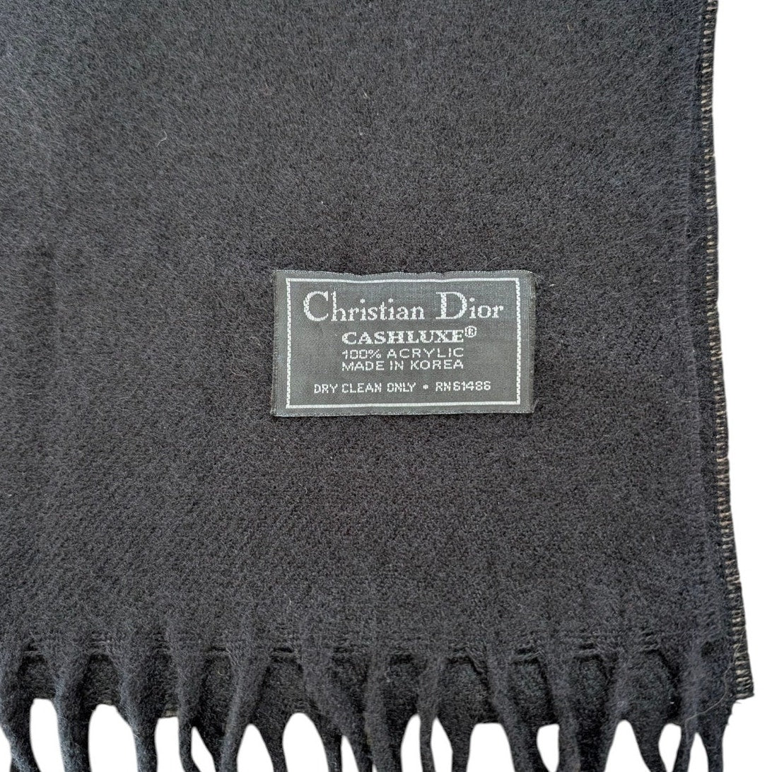 Vintage Christian Dior Cashluxe Acrylic Scarf