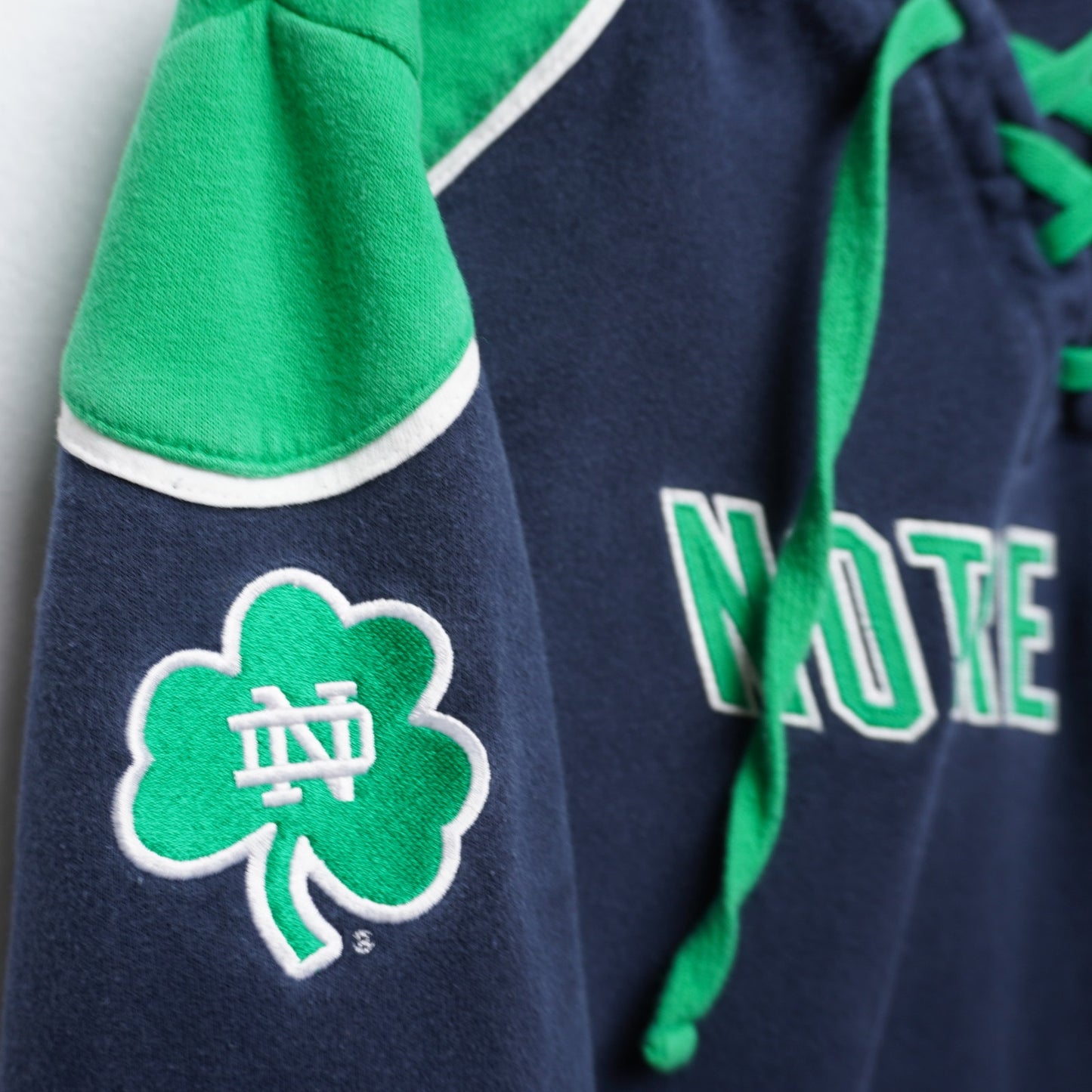 Champion Notre Dame Hockey Jersey Hoodie XL