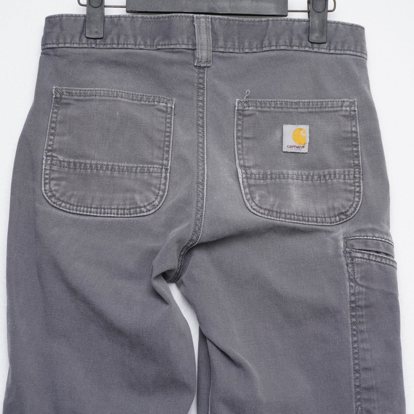 Carhartt Work Pants – Men's 30x30 – Distressed Gray Carpenter Utility Pants