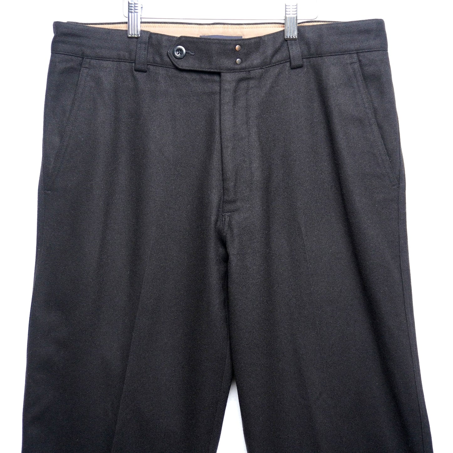 Banana Republic Black Wool Blend Trousers 35x30
