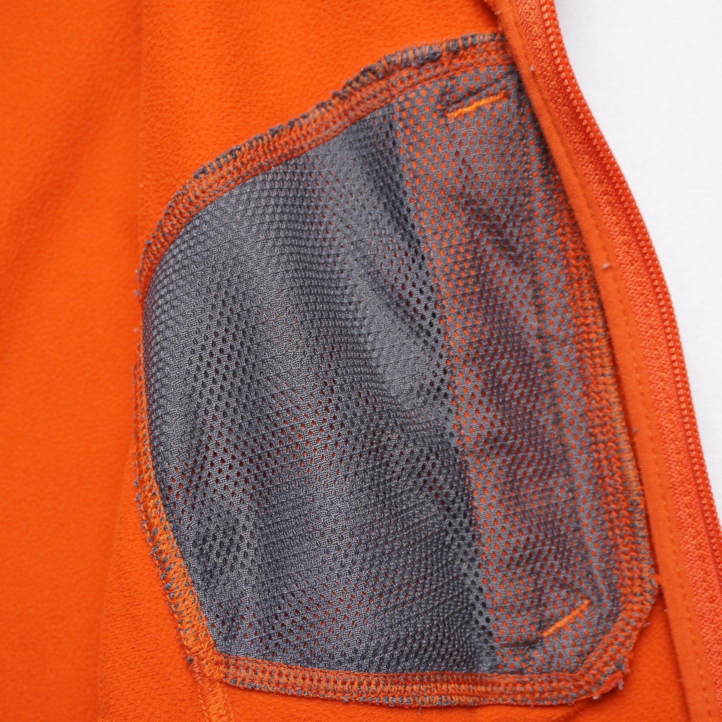 Salomon Discovery Full-Zip Mid Layer Jacket Orange Men's Size Large