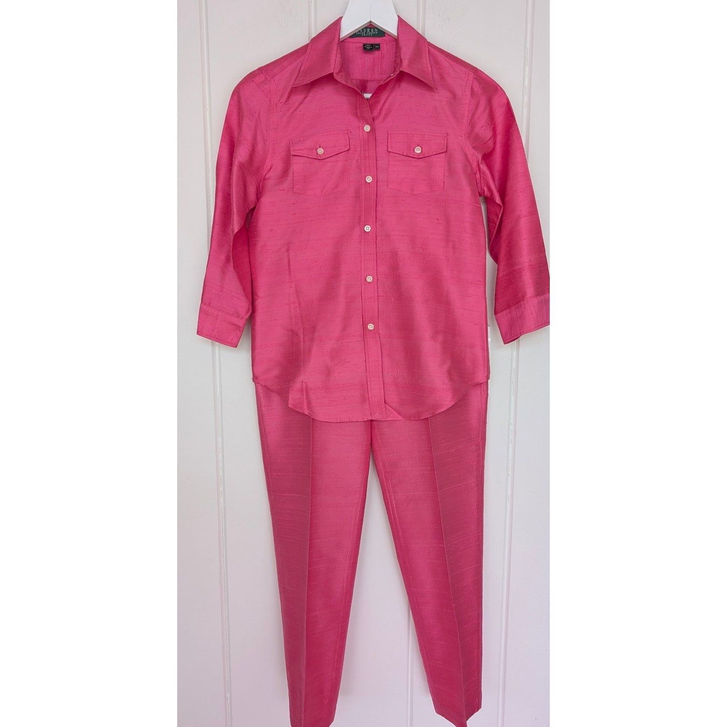 Vintage Lauren Ralph Lauren Silk Pant Set - S