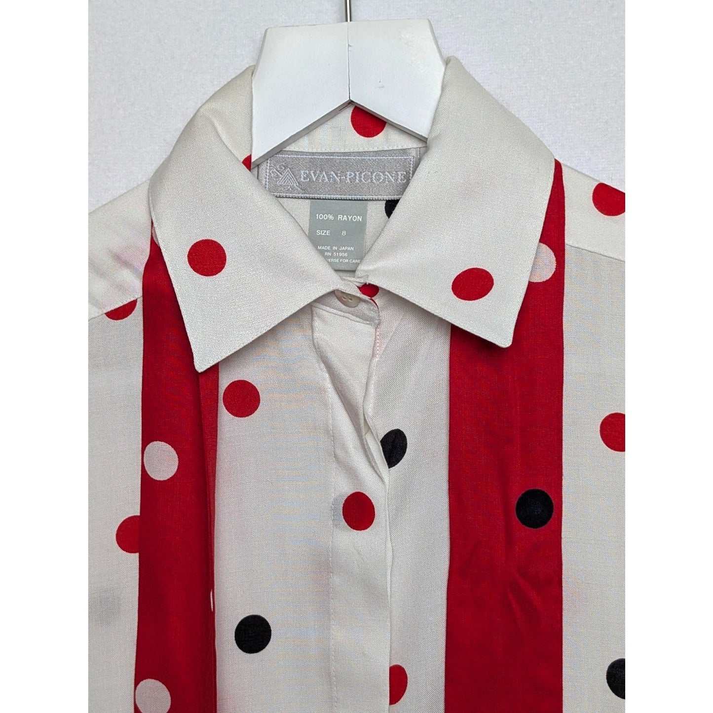 Vintage Evan Picone 3 Piece Polka Dot Skirt Set - 6