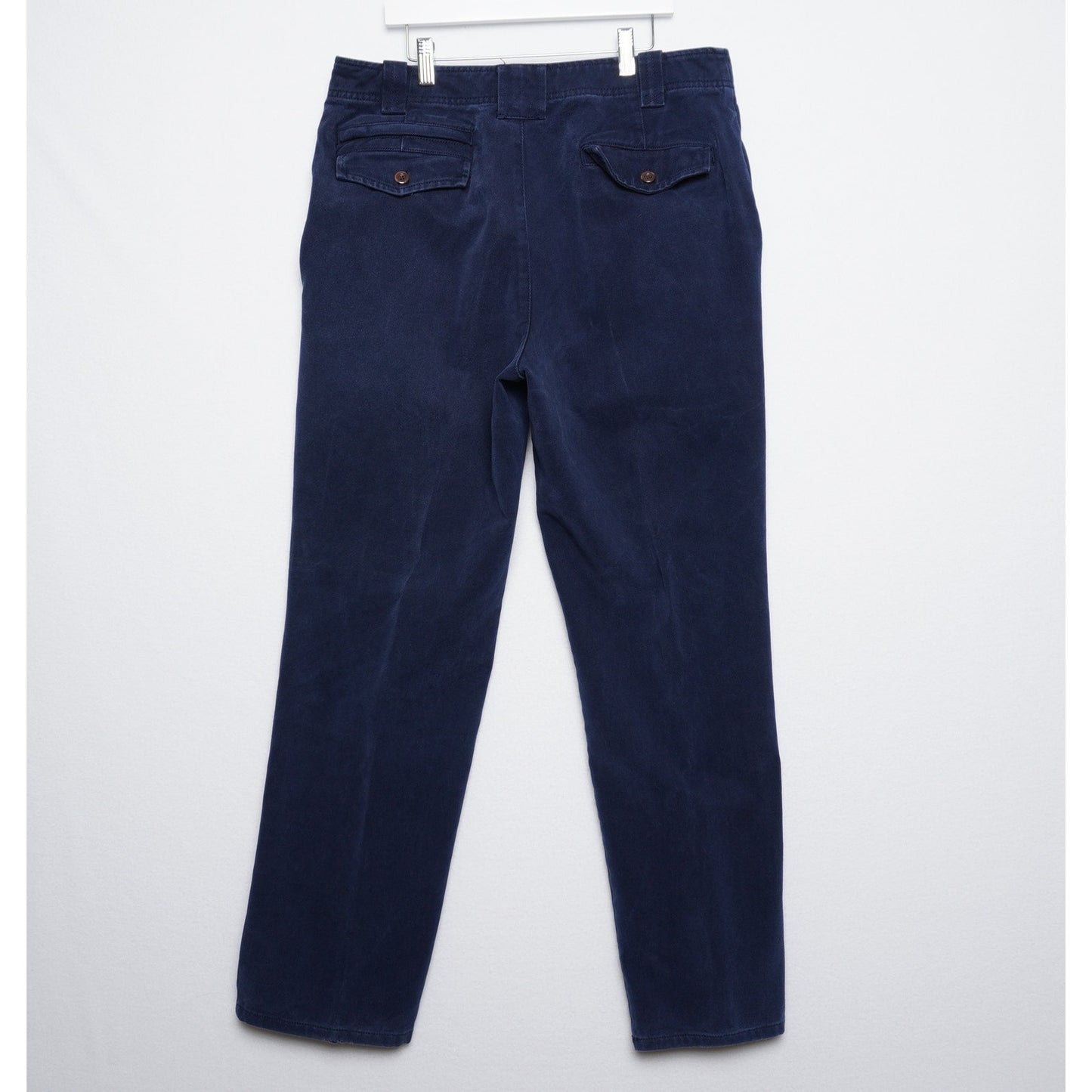 Men's Talbots Micro Corduroy Blue Pants 34W32L