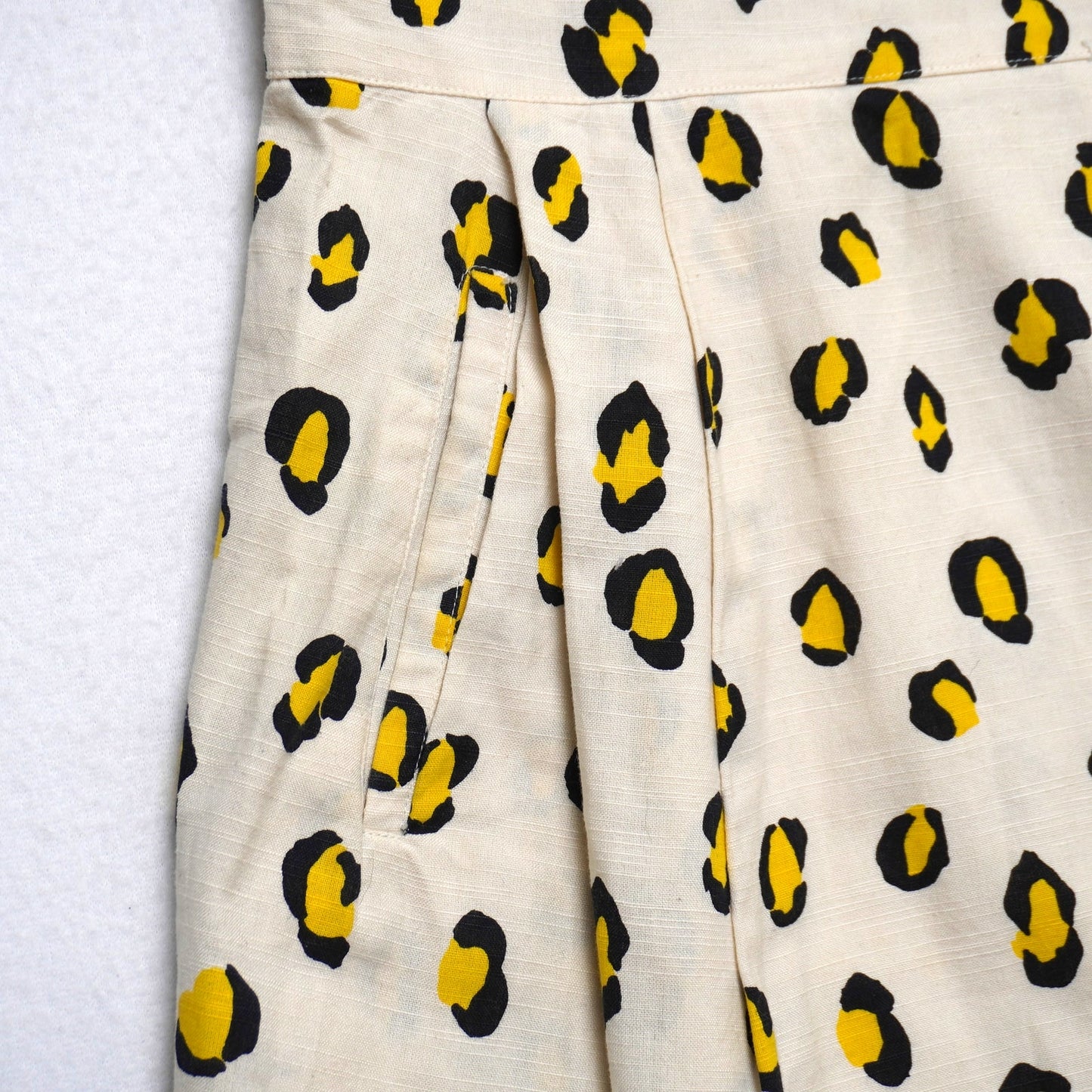 H! by Henry Holland Yellow Leopard Print Sleeveless Dress Size 10 (US 6)