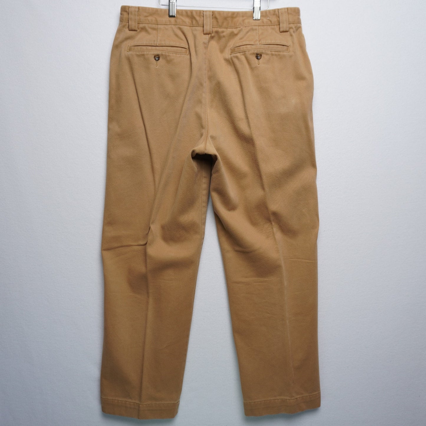 Eddie Bauer Relaxed Fit Khaki Pants Size 34x30 100% Cotton