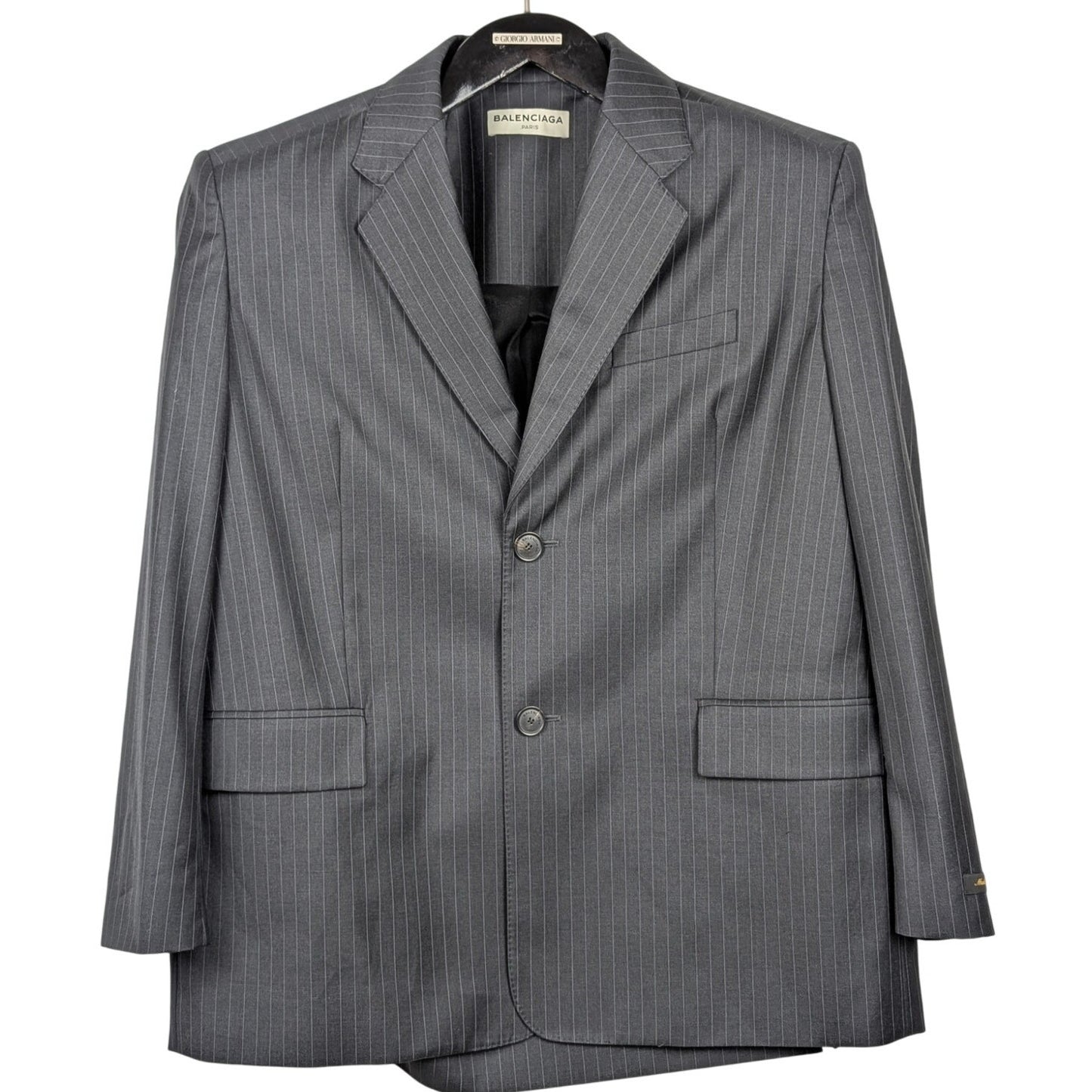Balenciaga SS17 Women's Power Shoulder Blazer -
FR40