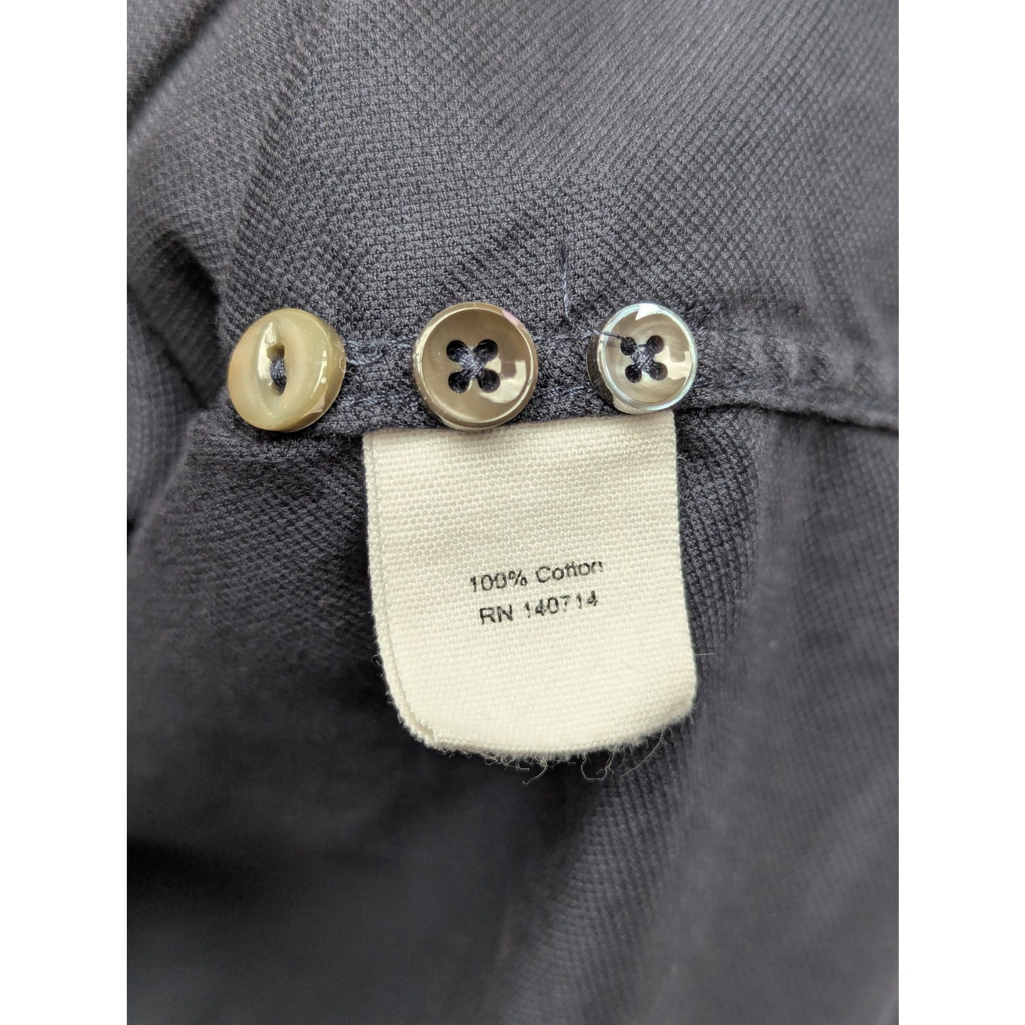 Alex Mill Men's Wash & Go Black Button-up Shirt Size S