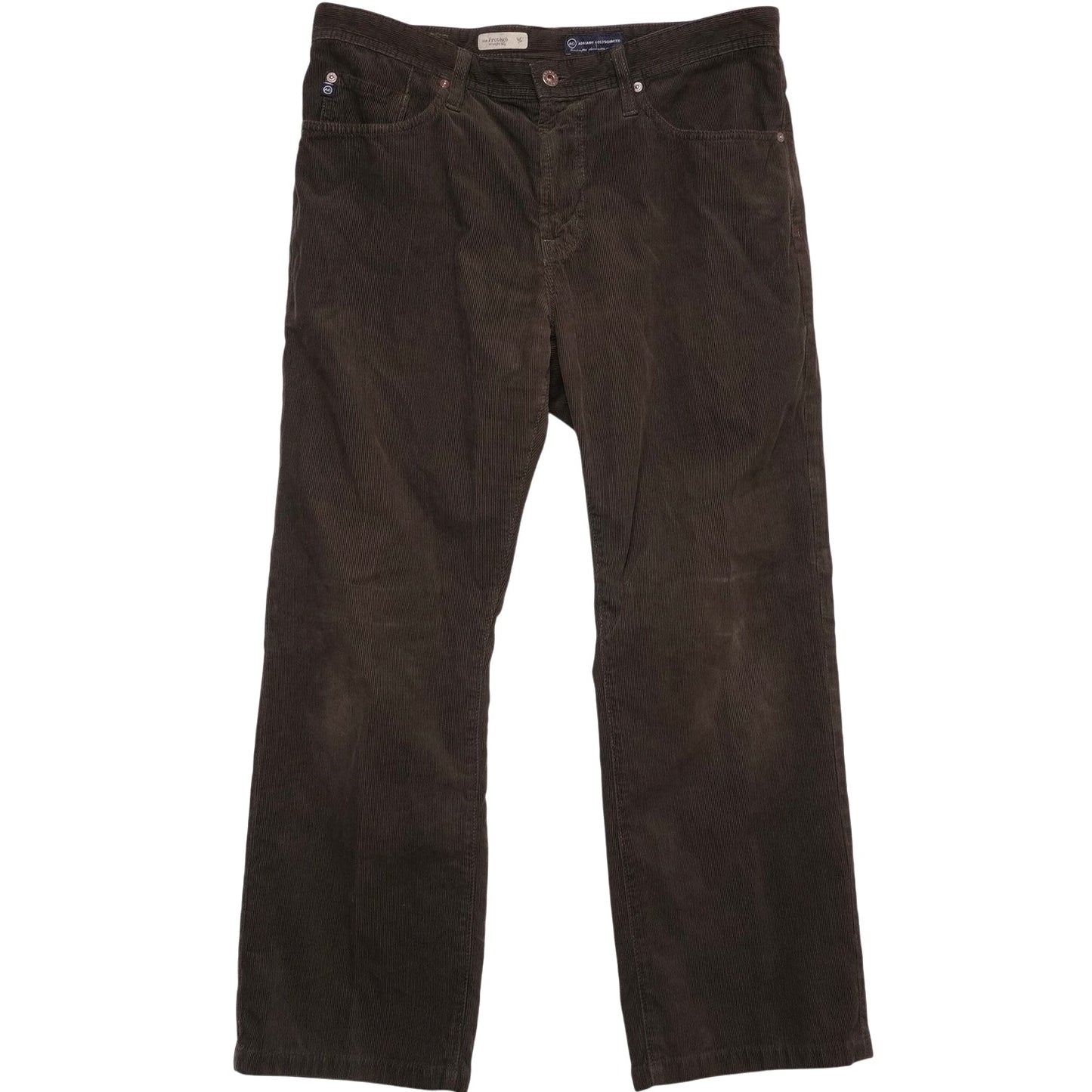AG Adriano Goldschmied The Protégé Corduroy Pants Men's 36 Straight Leg USA