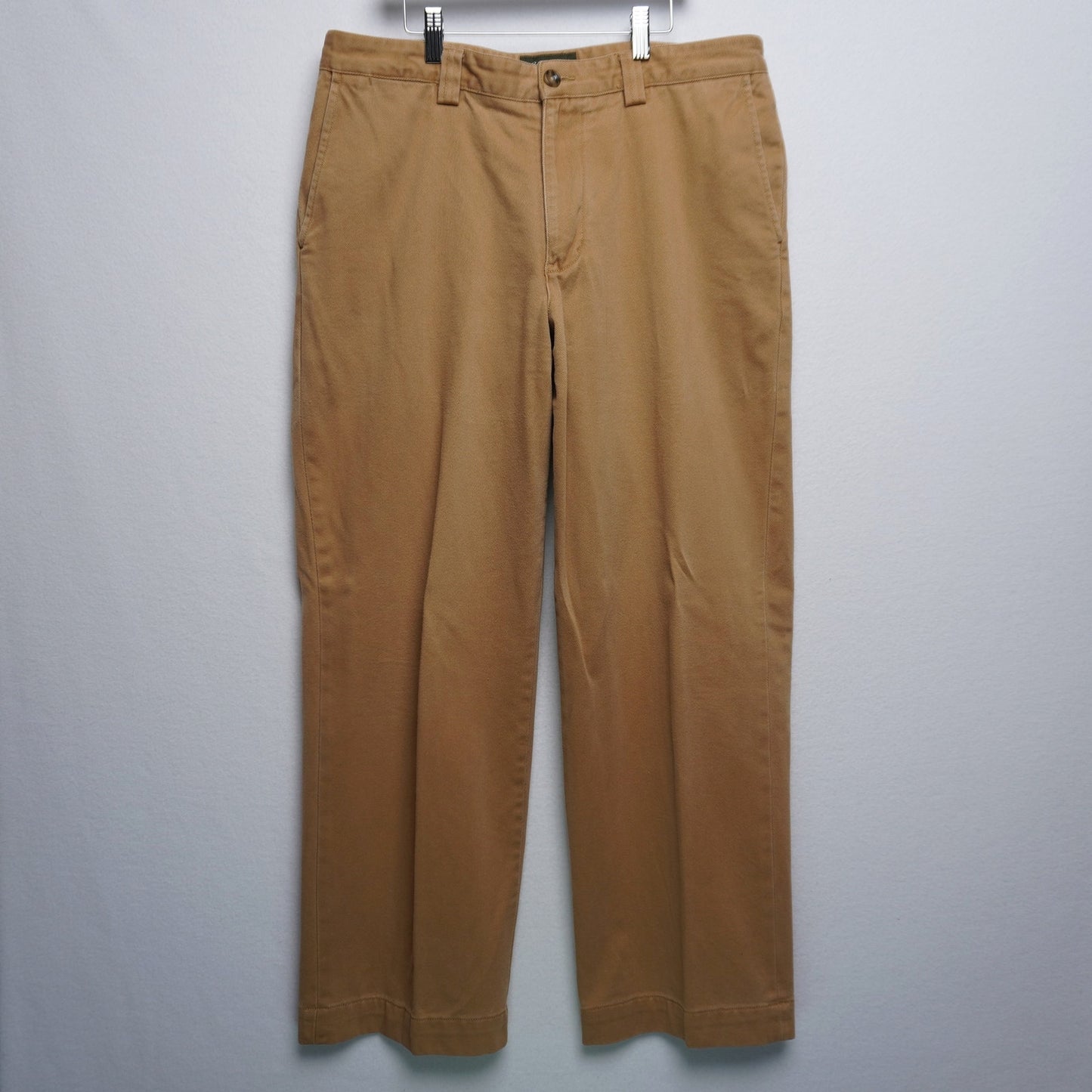 Eddie Bauer Relaxed Fit Khaki Pants Size 34x30 100% Cotton