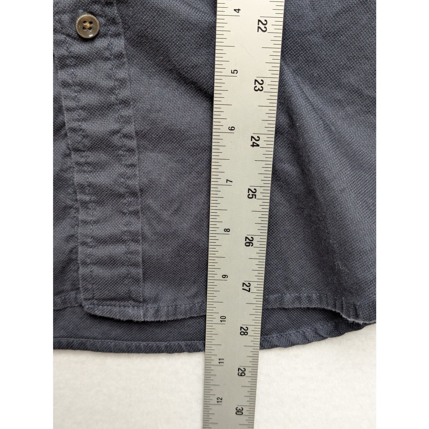 Alex Mill Men's Wash & Go Black Button-up Shirt Size S