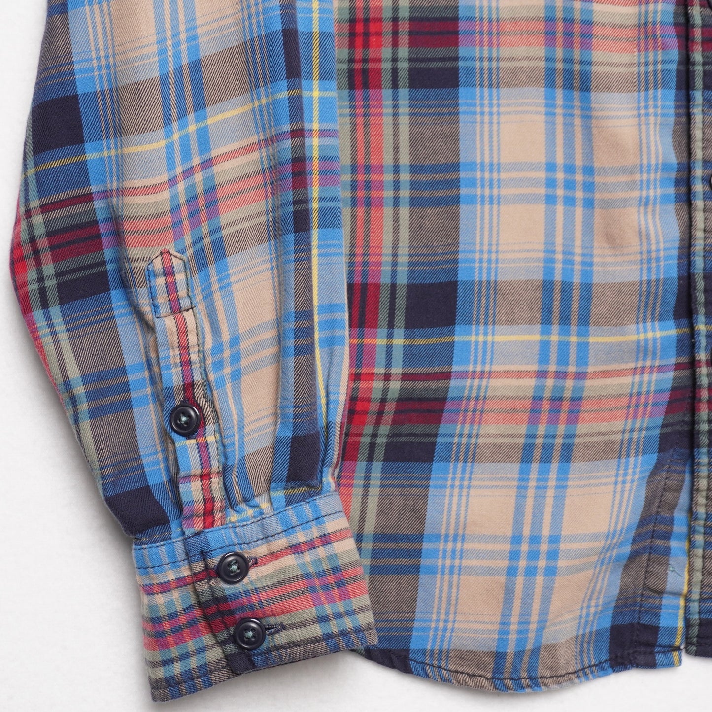 Arizona Jean Co. Men’s Plaid Flannel Button Up Shirt Vintage Grunge