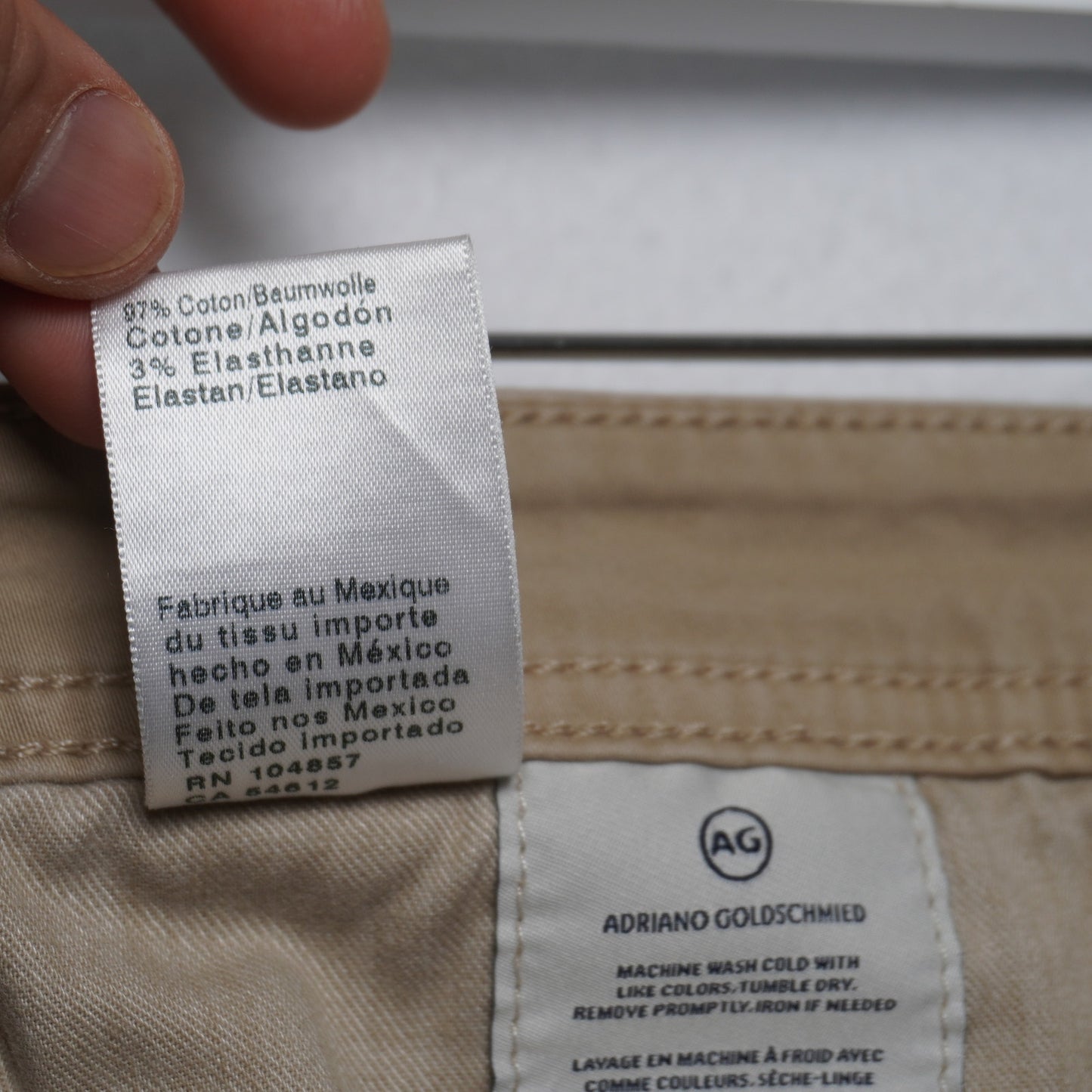Adriano Goldschmied The Graduate Tailored Leg Chinos Size 34