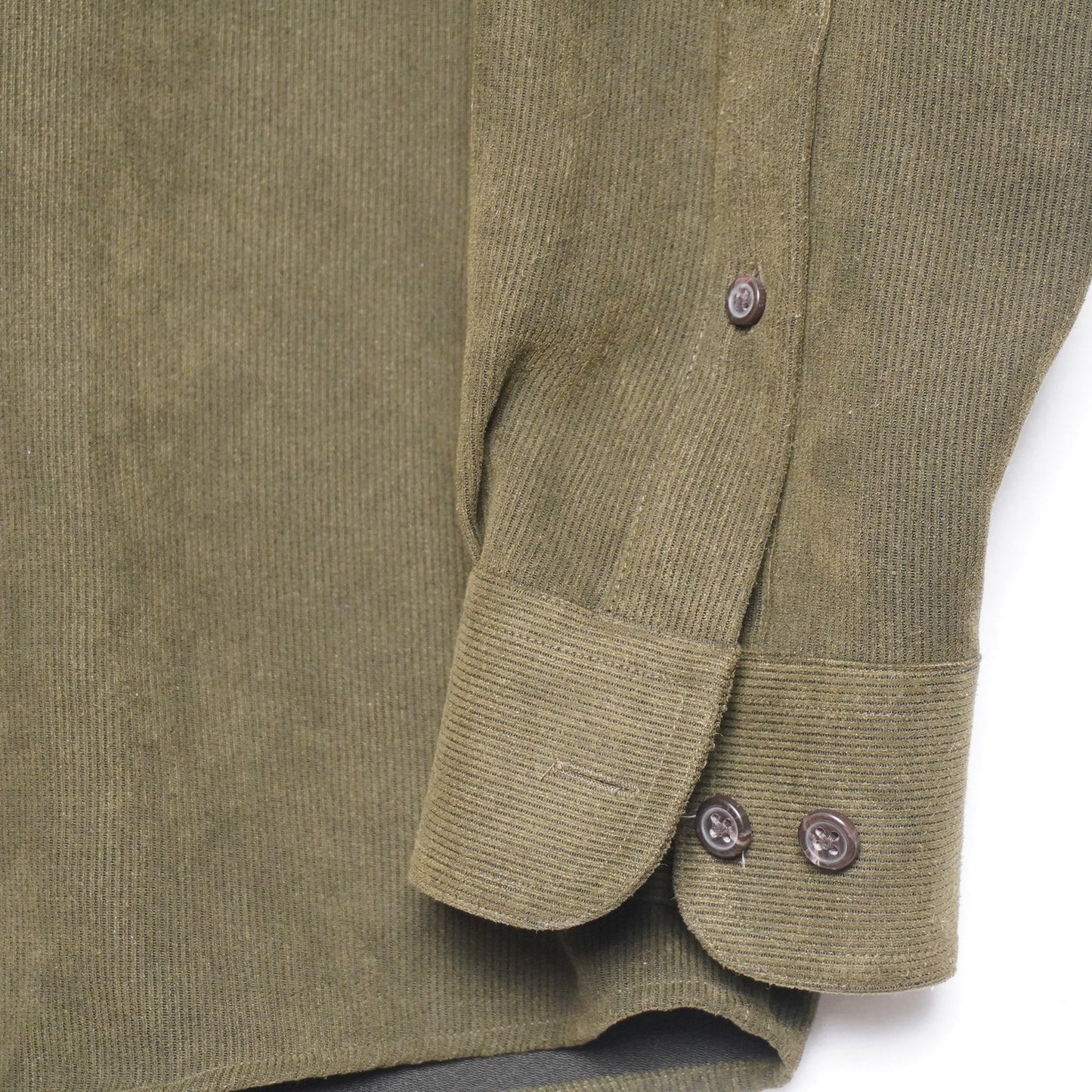 Talbot's Mens Green Corduroy Overshirt Size Medium