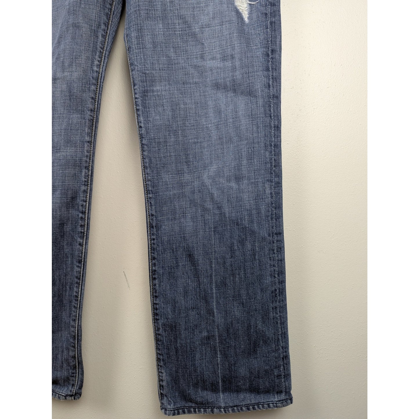 7 for all Mankind Standard Blue Jeans Distressed 36x32 100% Cotton