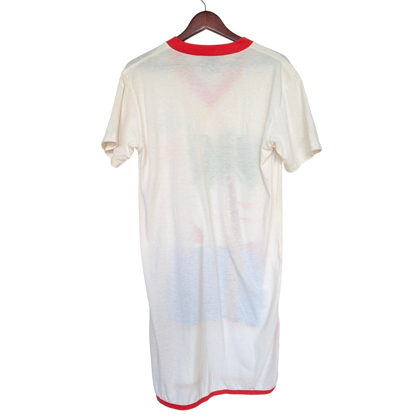 Vintage 80s St. Thomas Virgin Islands Retro Souvenir Graphic Tshirt Dress XL