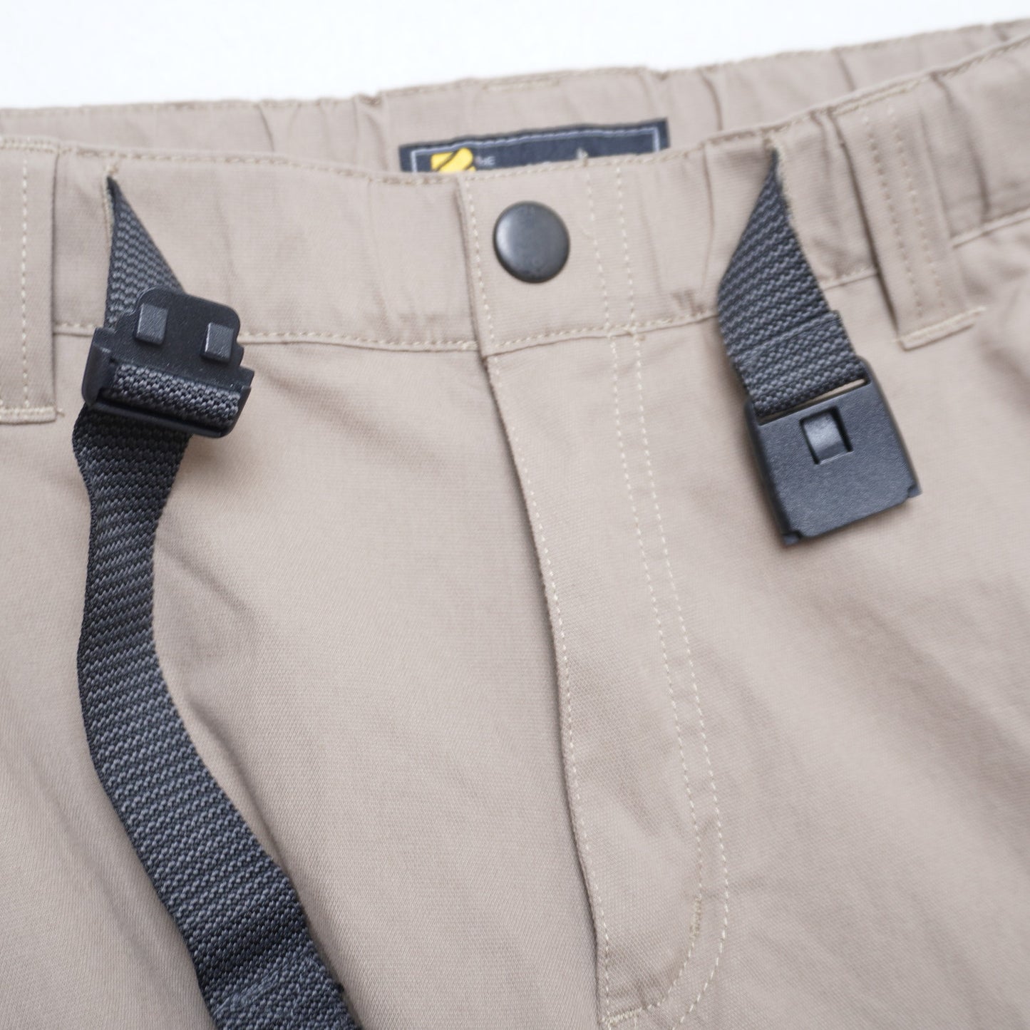 The BC Clothing Co Tan Convertible Cargo Hiking Pants Belted Size M/32