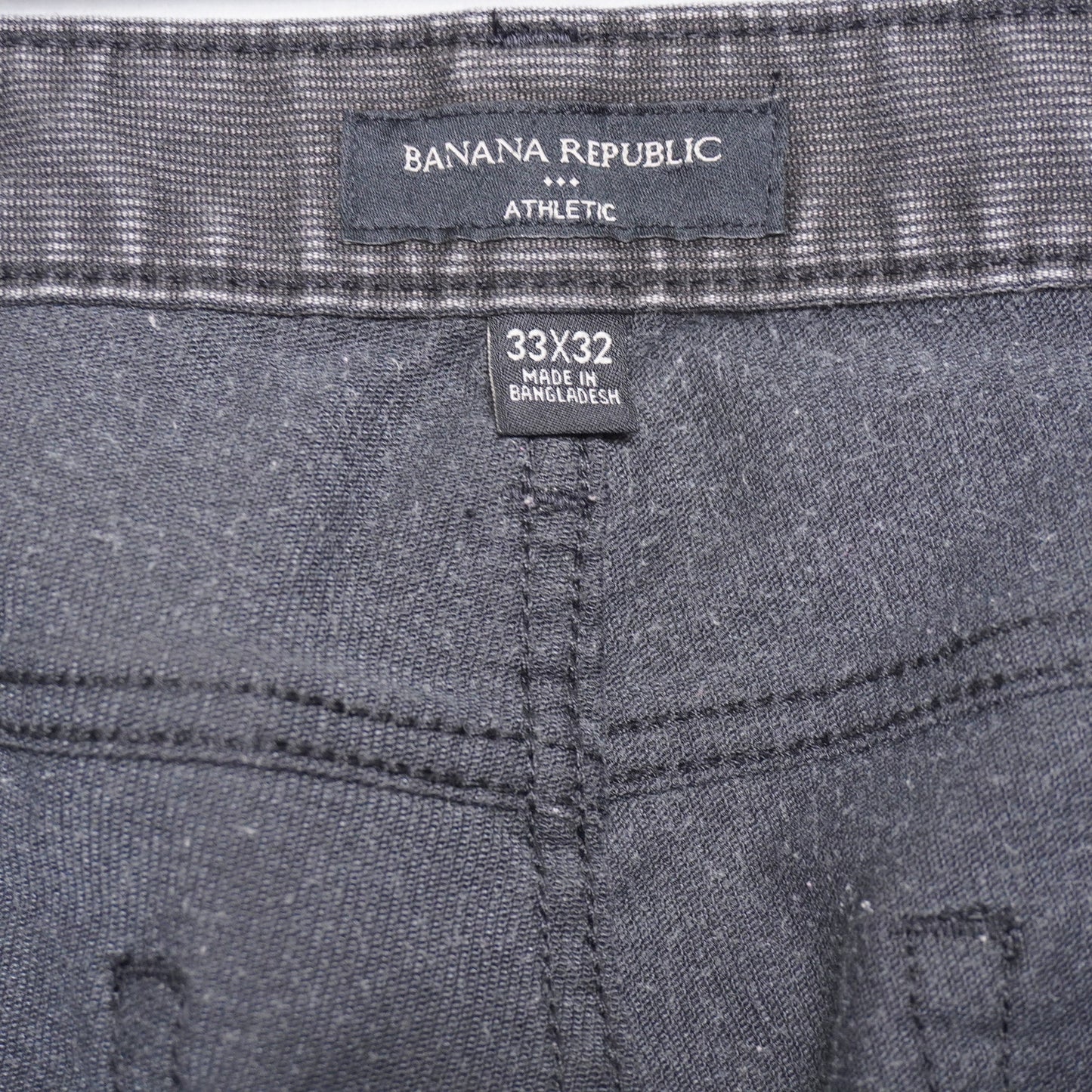 Banana Republic Athletic Fit Jeans Striped Black Size 33