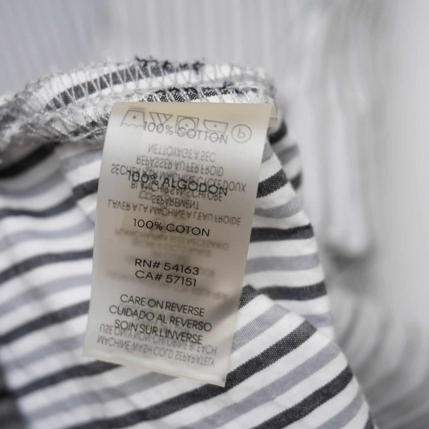Calvin Klein Striped Shirt Dress Women’s Size 6 | 100% Cotton Belted Fit & Flare