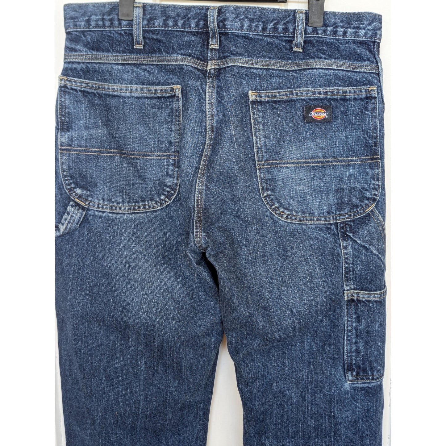 Dickies Carpenter Jeans Dark Wash 34x32 100% Cotton