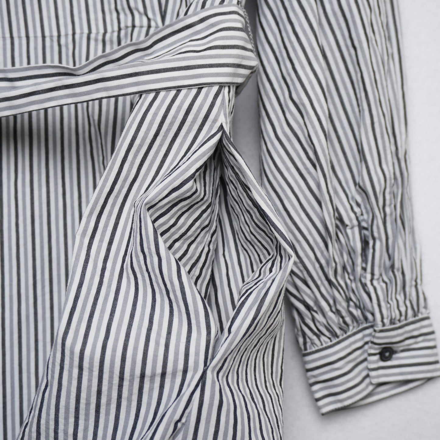 Calvin Klein Striped Shirt Dress Women’s Size 6 | 100% Cotton Belted Fit & Flare
