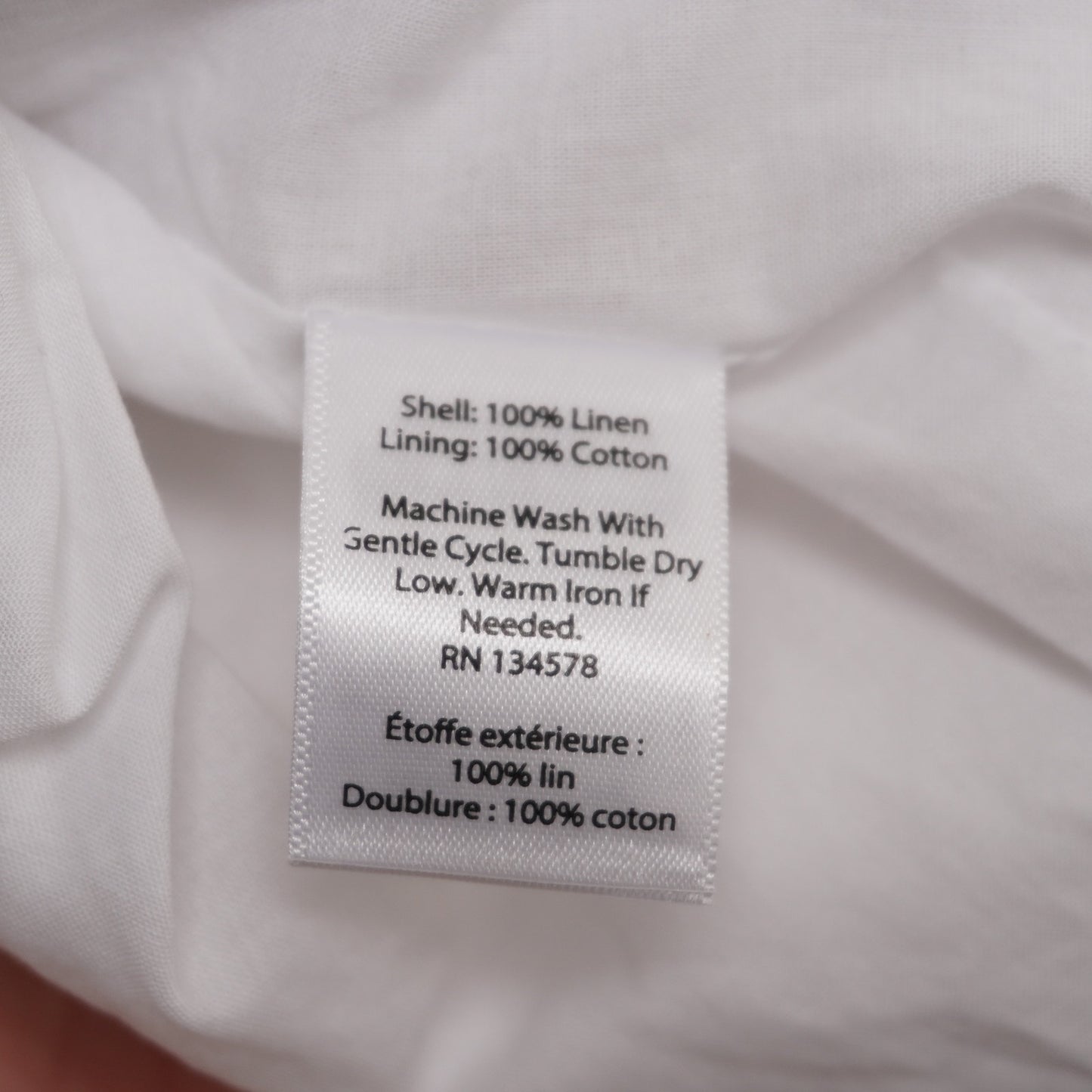 Vineyard Vines 100% Linen White Pintuck Dress Size 6 Classic Summer Style