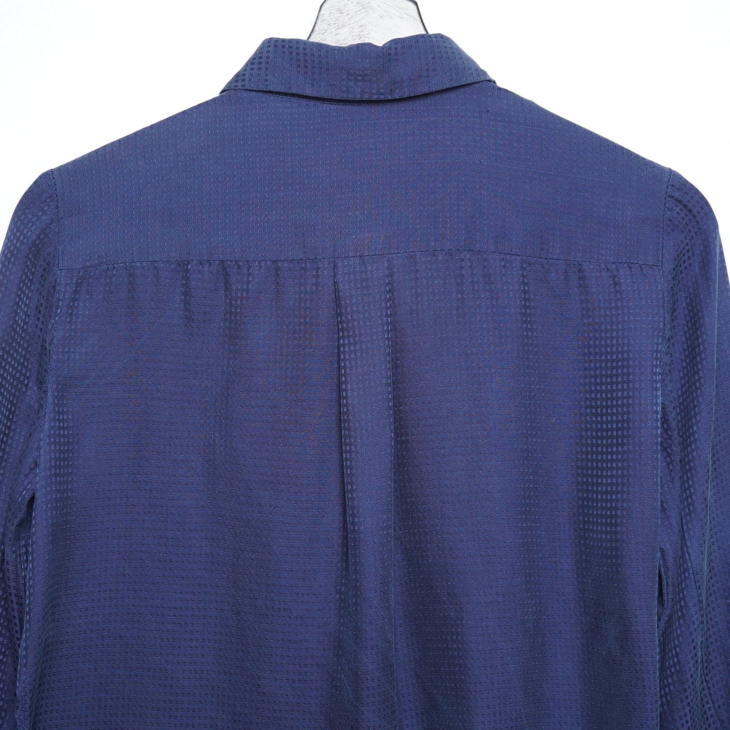Theory Women's Embossed Checked Blouse