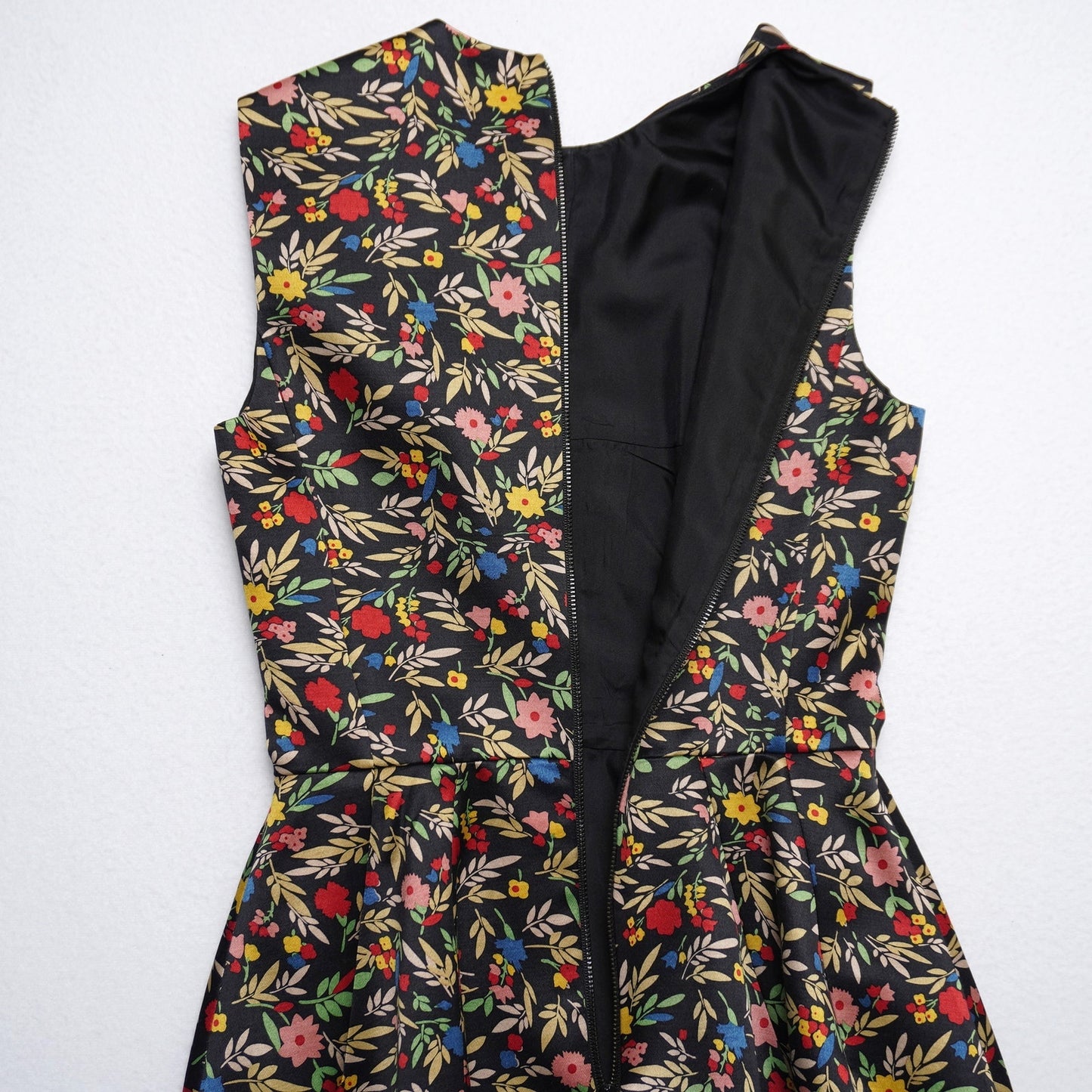 Jill Stuart Collection Fit & Flare Dress Sleeveless Floral Cocktail Party Dress