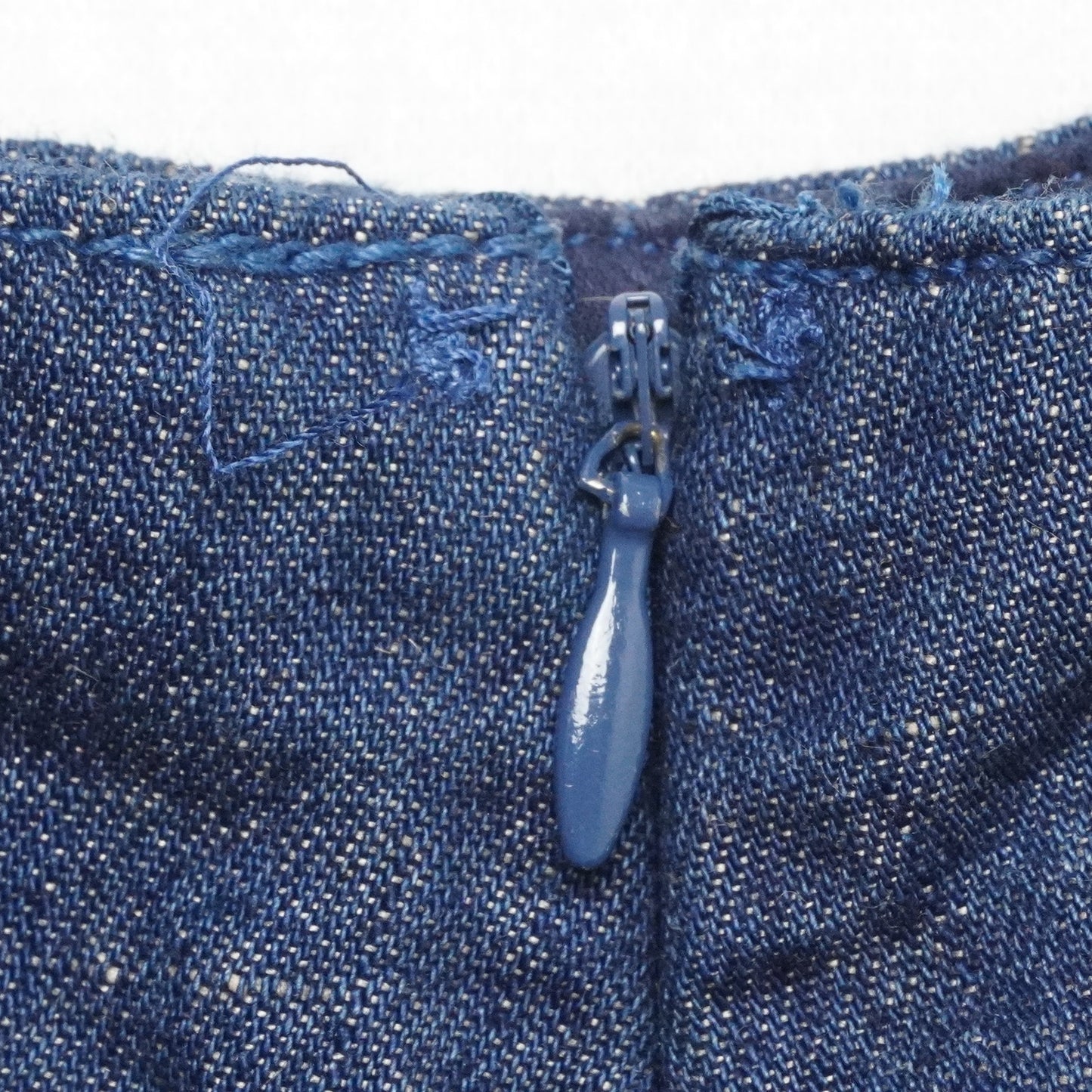 GAP Denim Mini Skirt Size 4 High Waist A-Line 15.5" Waist 20" Length