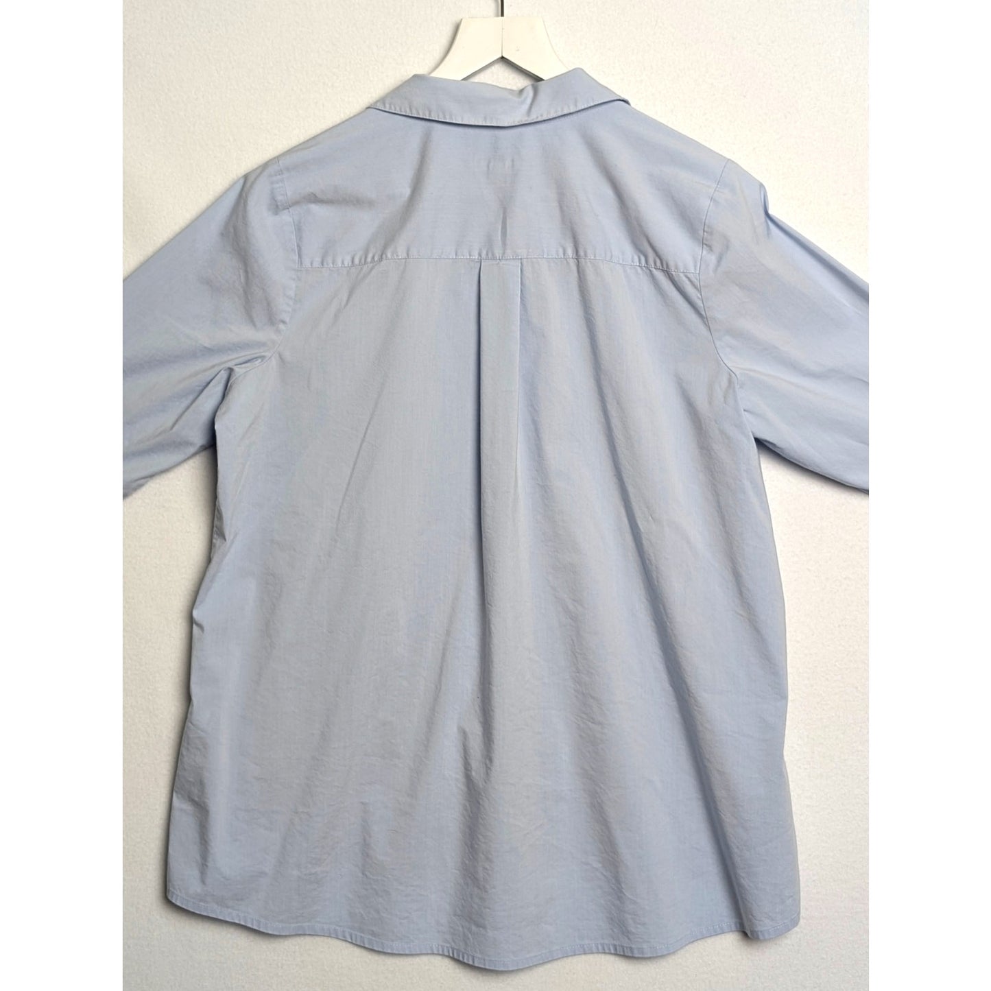 J.Jill Women's Blue Cotton Blend Button Up M