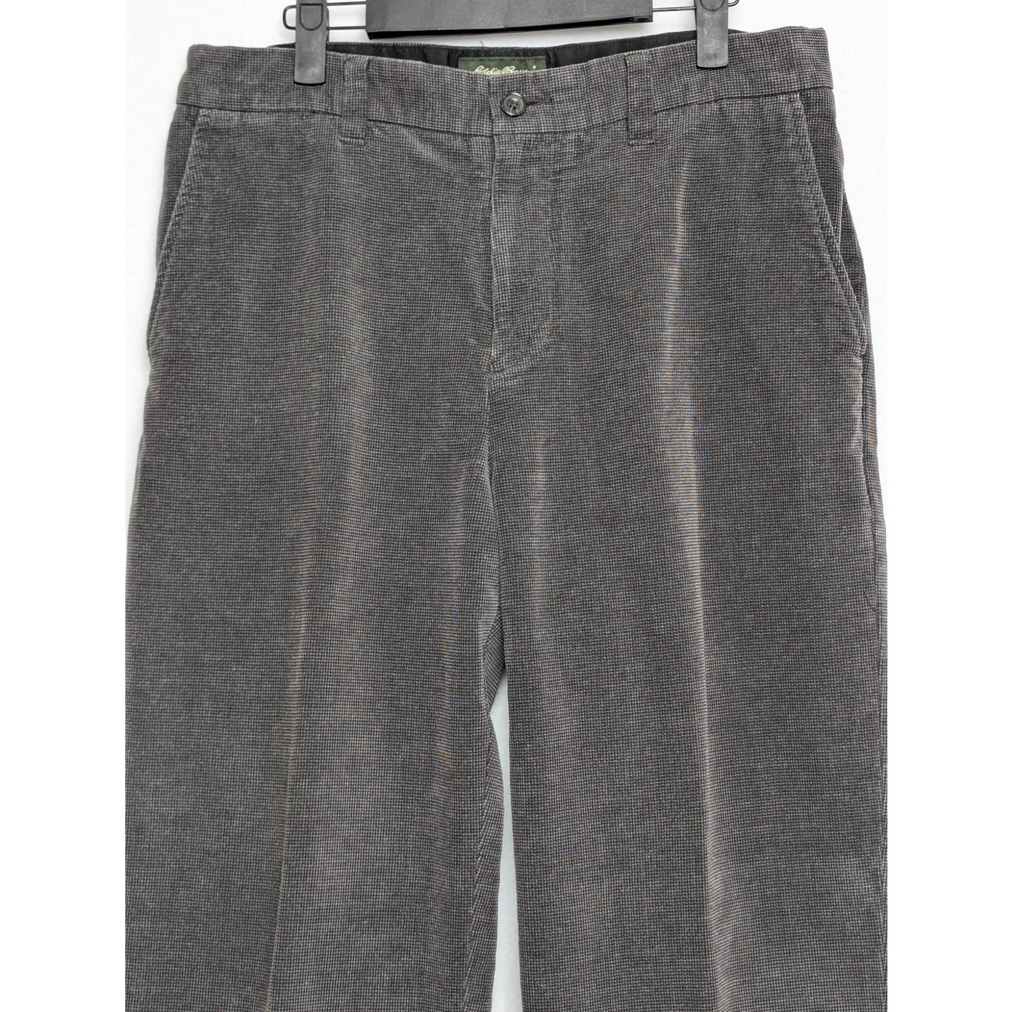 Vintage Eddie Bauer Gray Textured Classic Fit Pants Size 33