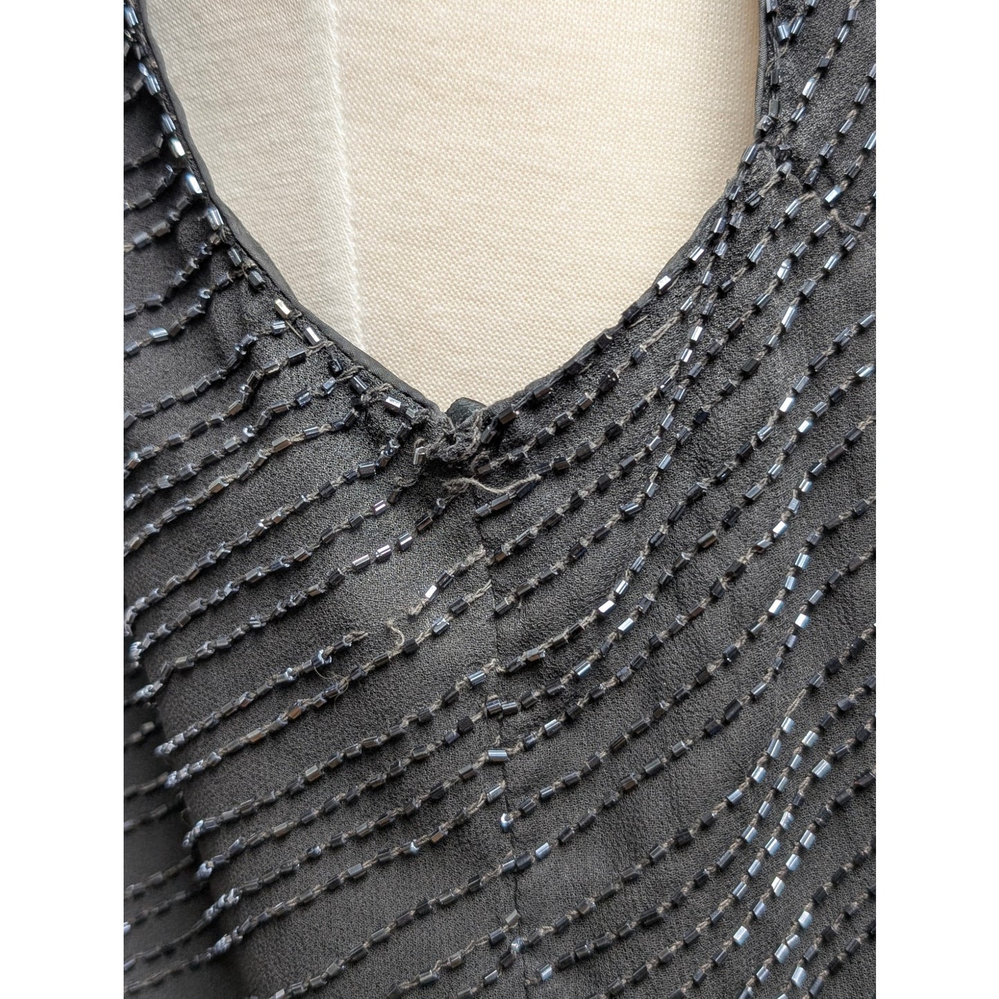 Vintage Jkara New York Beaded Top L