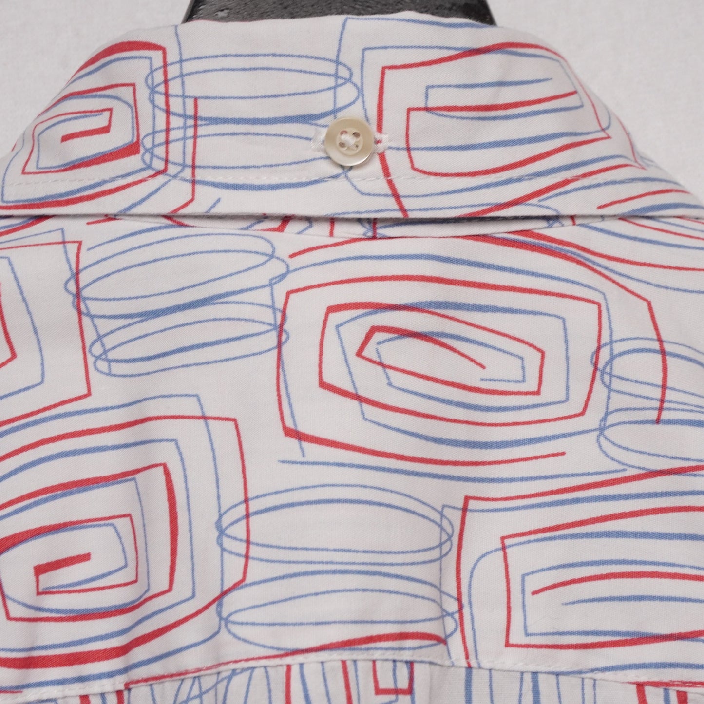 Kennington California Retro Geometric Print Shirt Men's L Mod 90s USA Vibes