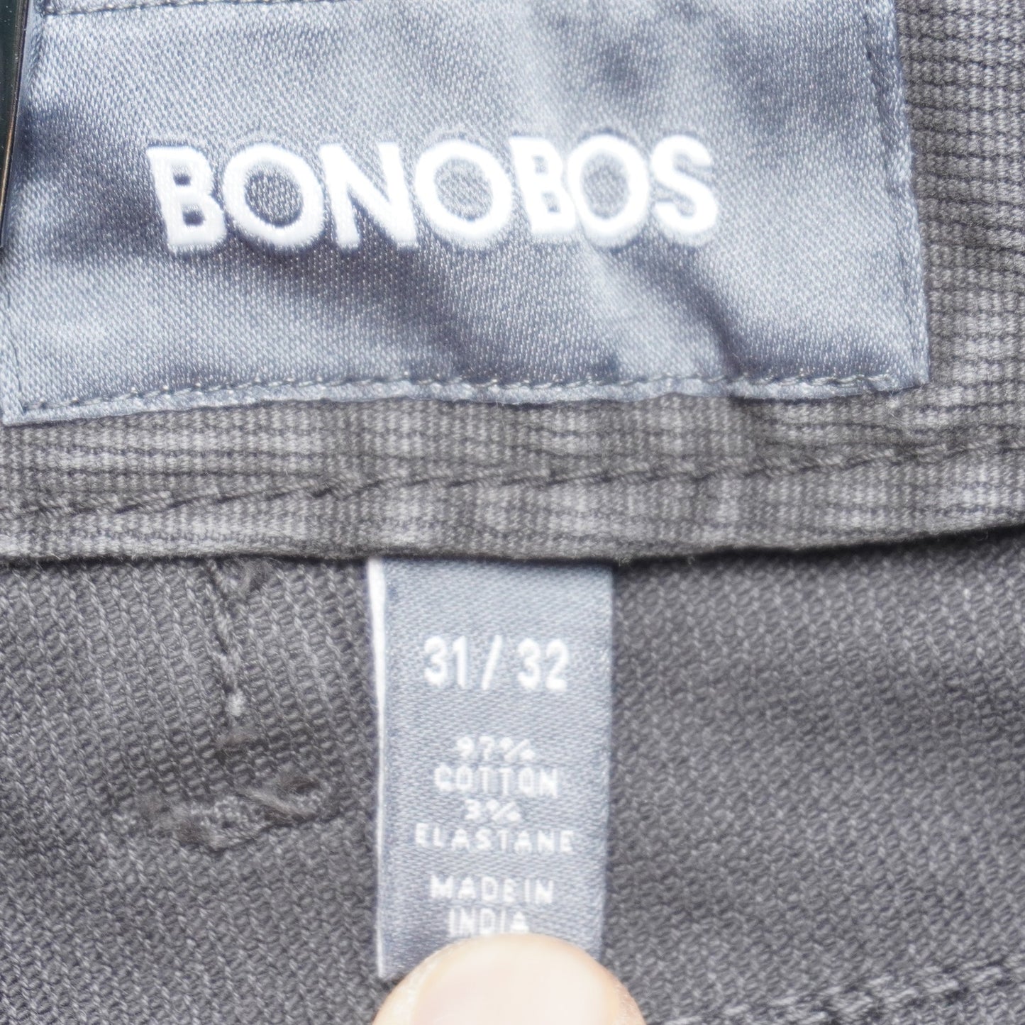 Bonobos Slim Fit Stretch Chinos Gray Men's Pants Size 31x32