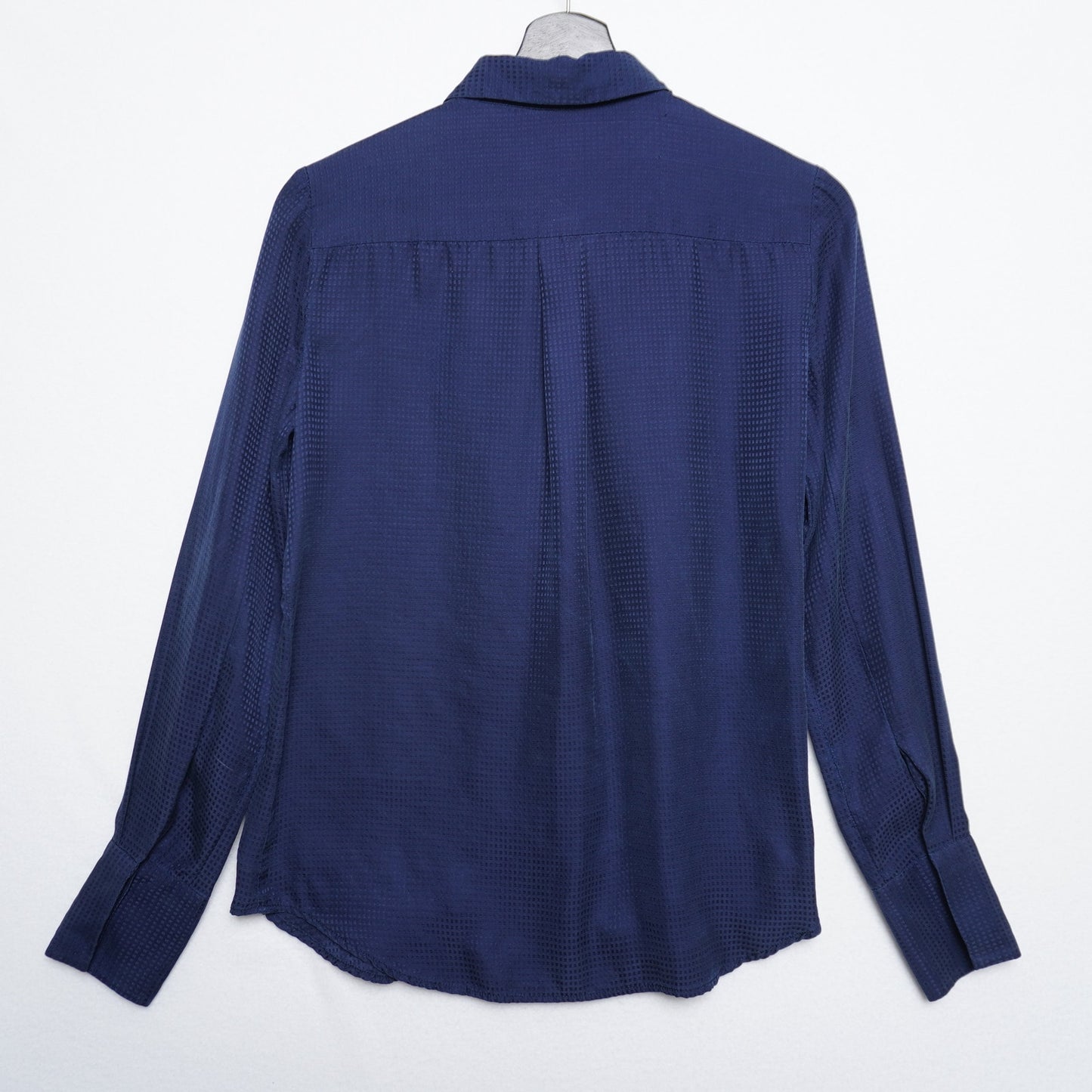 Theory Women's Embossed Checked Blouse