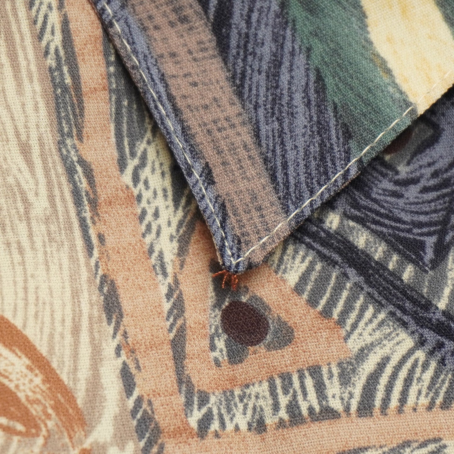 Vintage Kathy Che Abstract Print Button-Up Shirt – Tribal Pattern Boho – Size 12