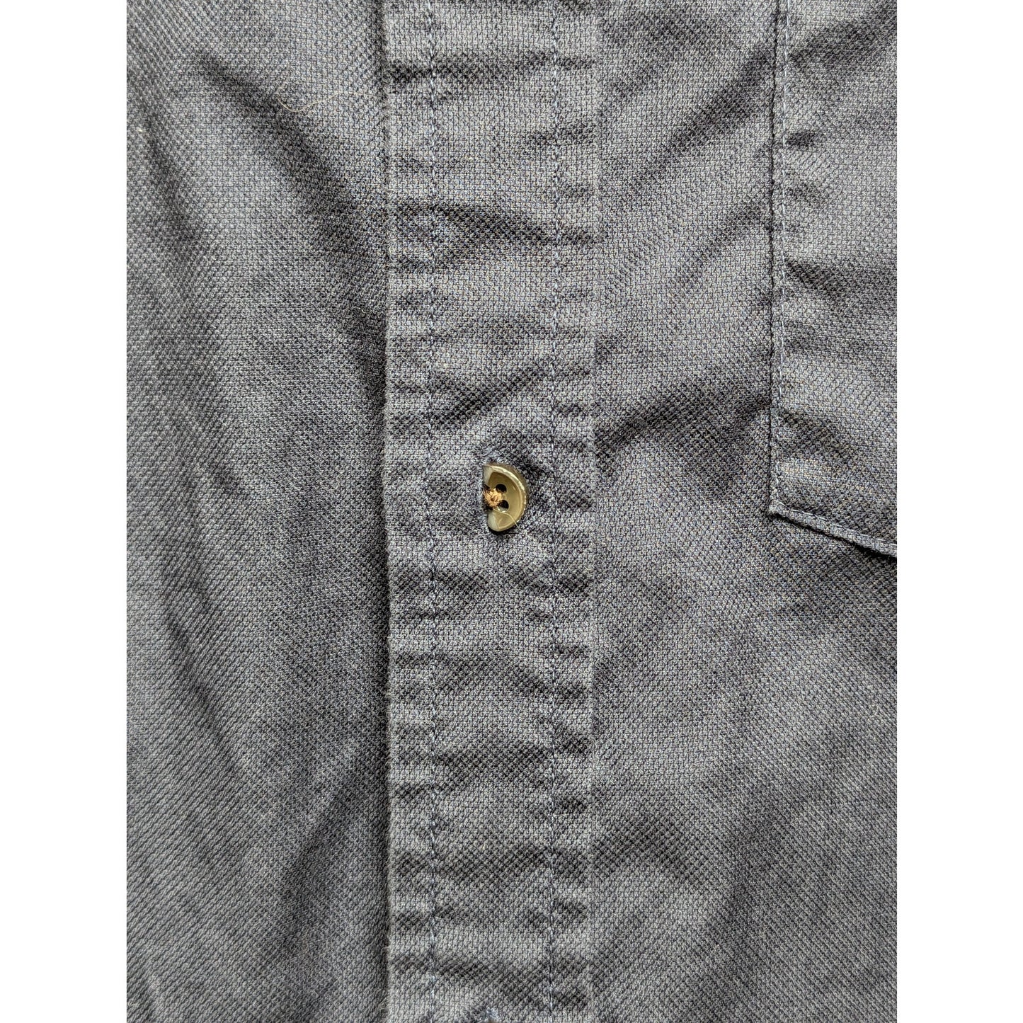 Alex Mill Men's Wash & Go Black Button-up Shirt Size S