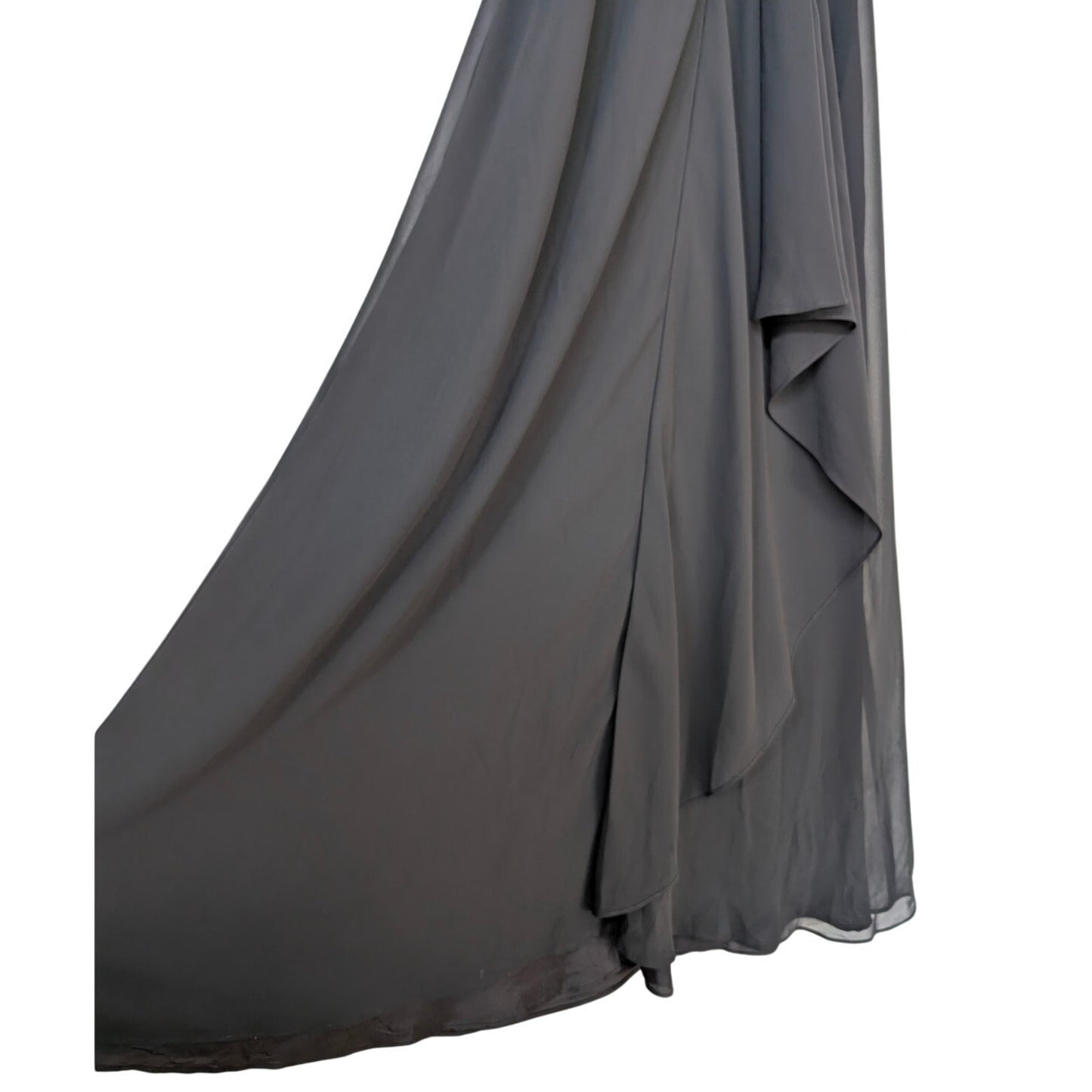 Cache (Vintage?) Strapless Column Gown Black and White Formal 8