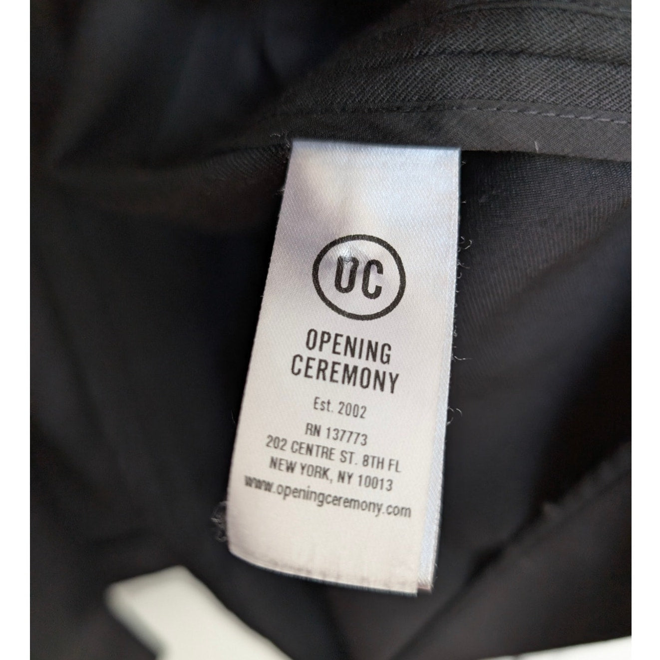 Opening Ceremony Oversized Black Blazer with Sash M