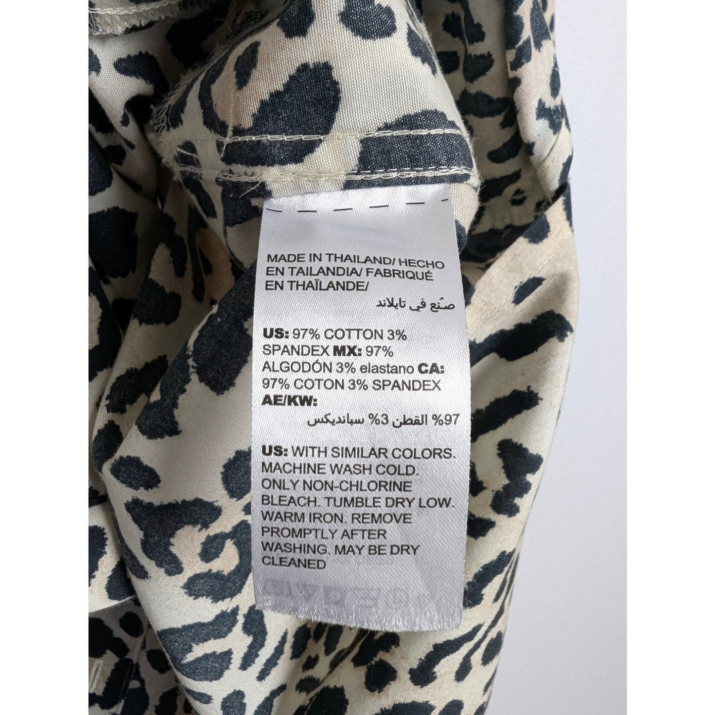 Chico's Leopard Print Button Up 0P (US4/6)