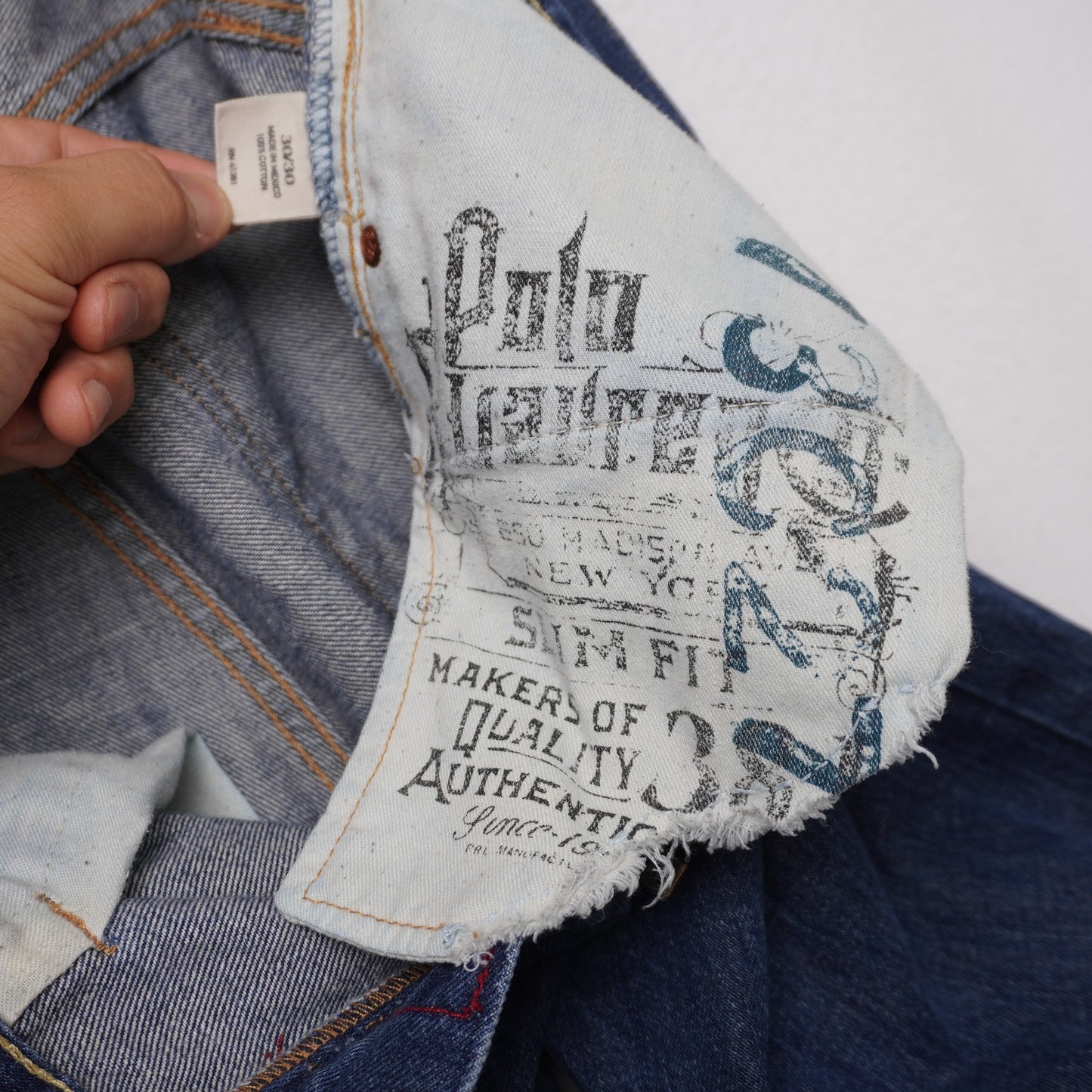 Polo Ralph Lauren Slim Straight Denim Jeans Vintage