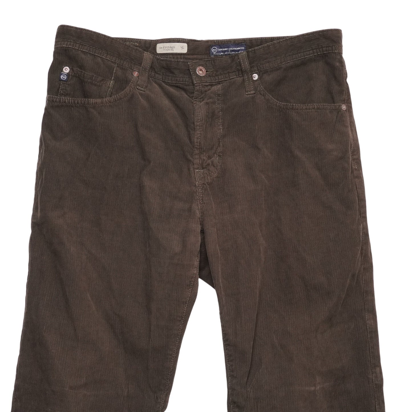 AG Adriano Goldschmied The Protégé Corduroy Pants Men's 36 Straight Leg USA