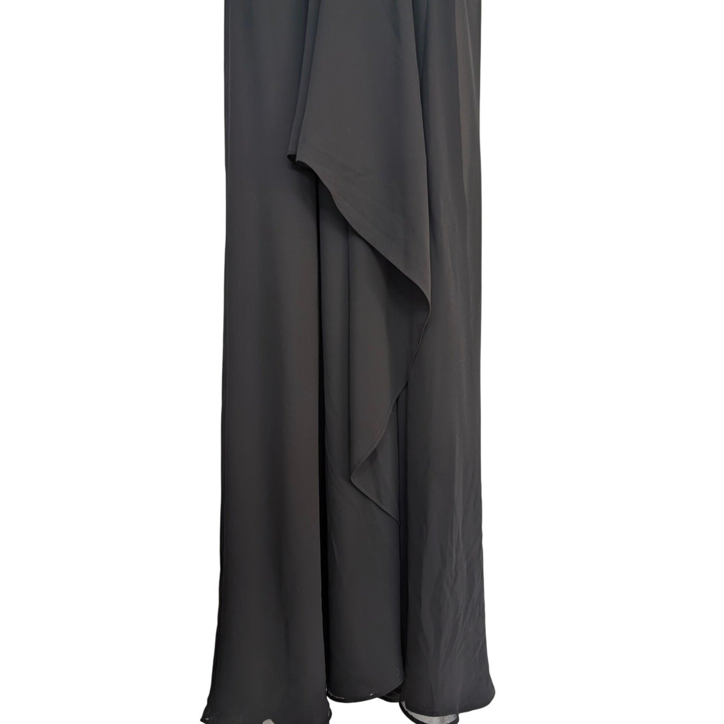 Cache (Vintage?) Strapless Column Gown Black and White Formal 8